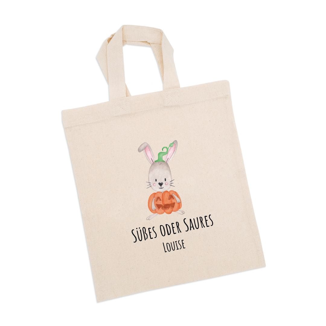 Stoffbeutel "Halloween" personalisiert - wunderwunsch