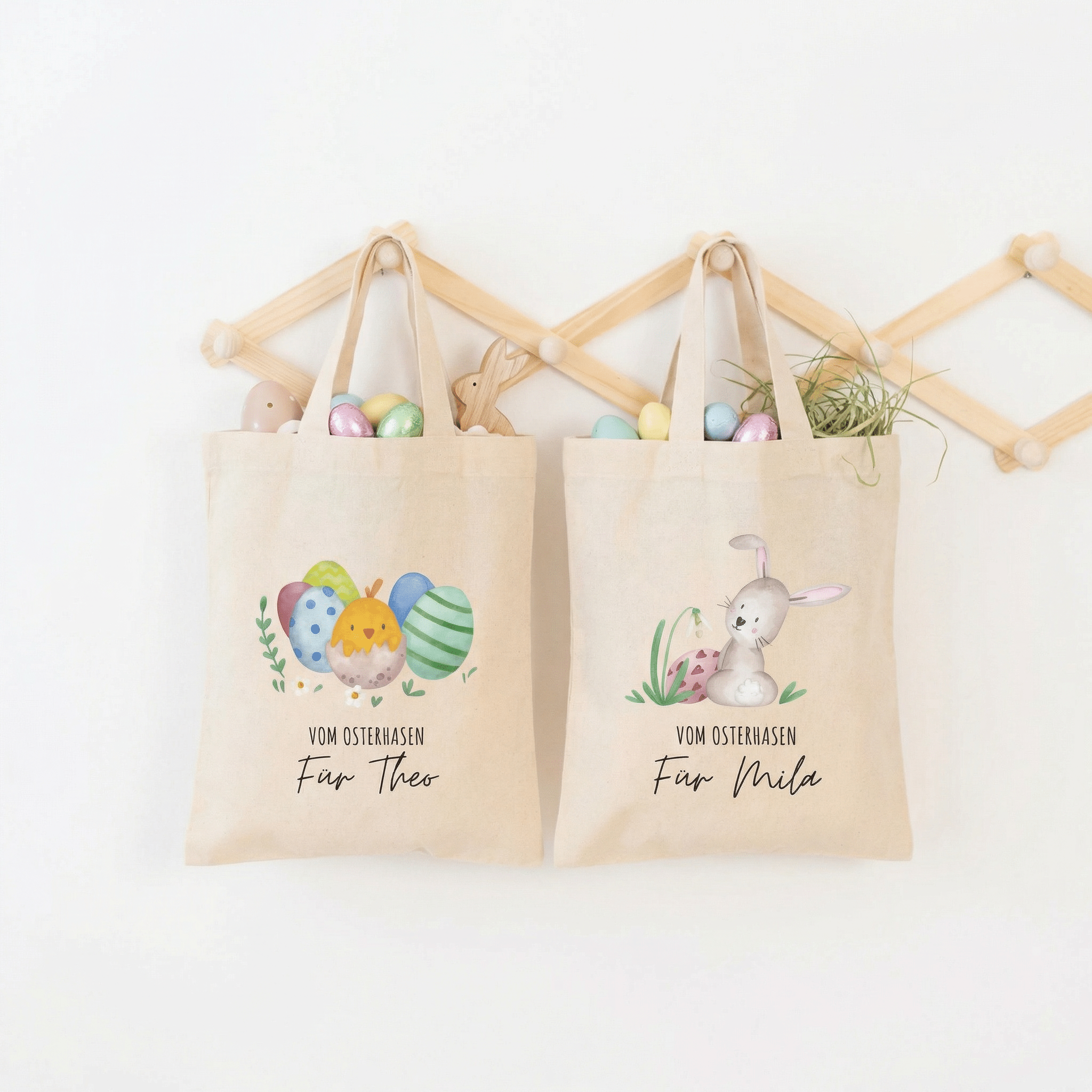 Stoffbeutel "Ostern" personalisiert - wunderwunsch