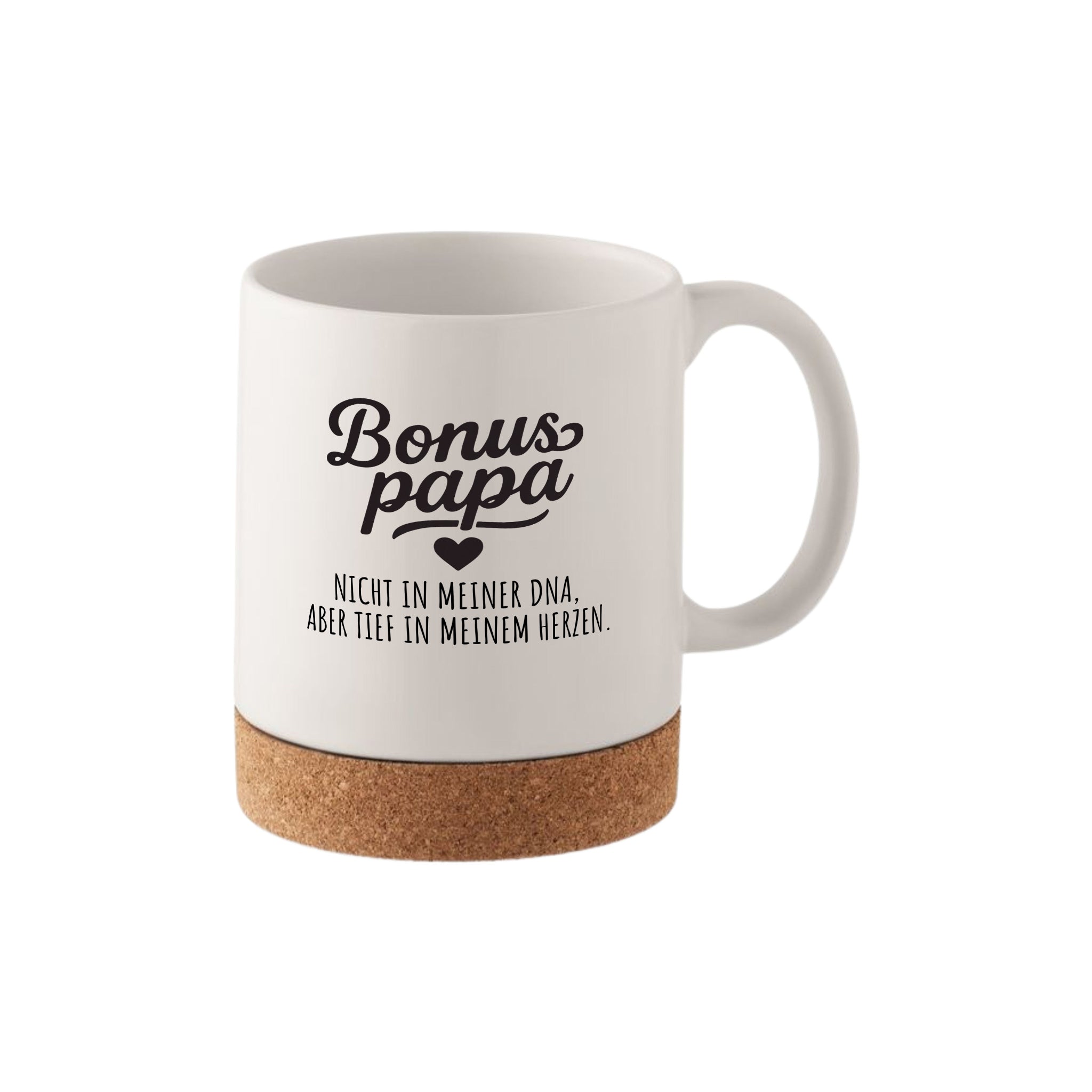 Tasse mit Korkboden - Bonuspapa - wunderwunsch