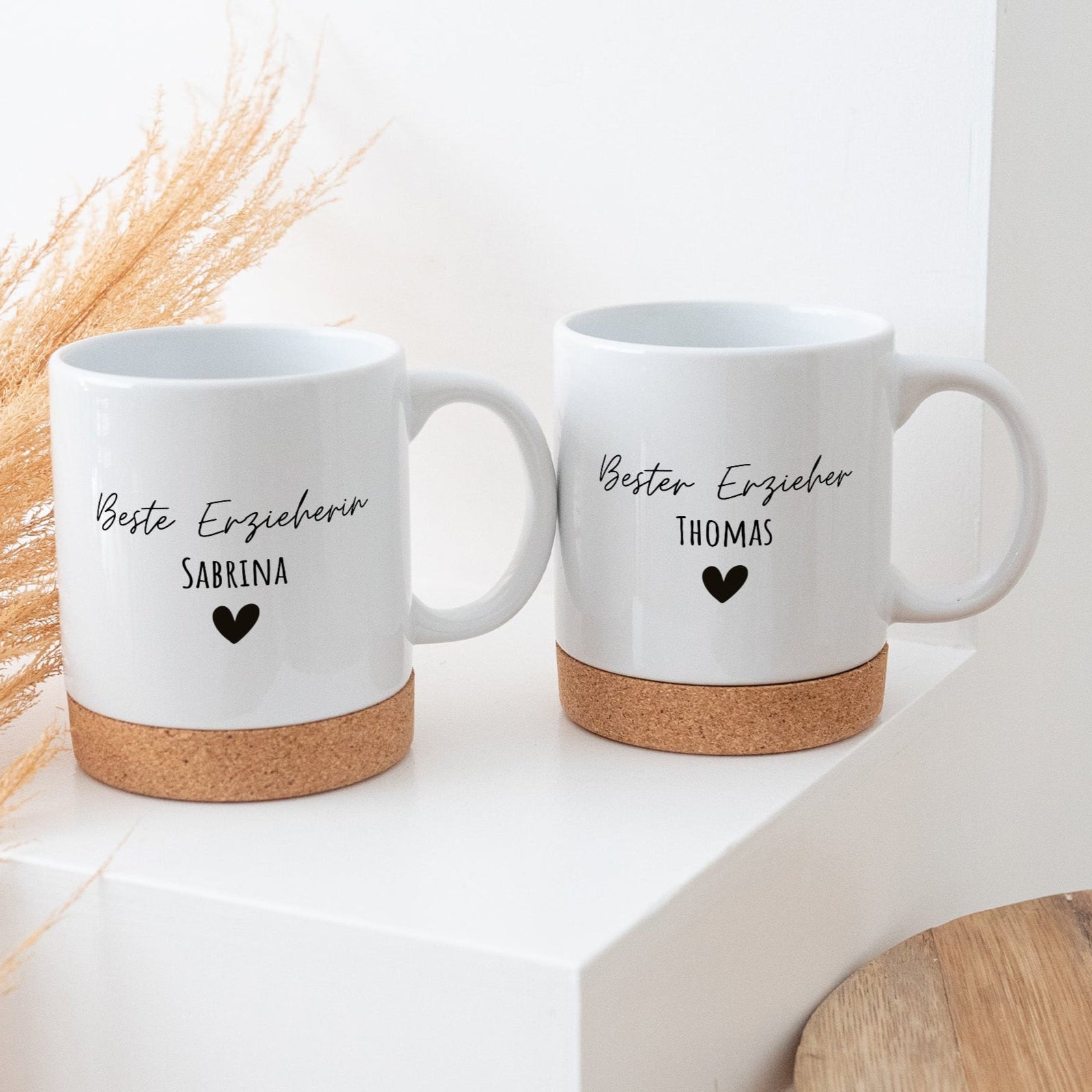 Tasse mit Korkboden - Erzieher/in - wunderwunsch