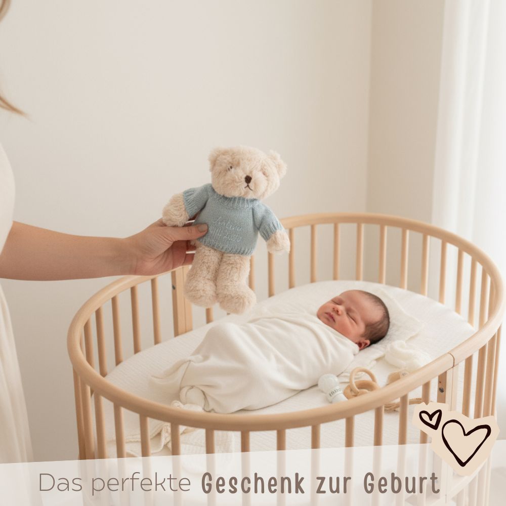 Teddy Kuscheltier mit Pullover personalisiert - wunderwunsch