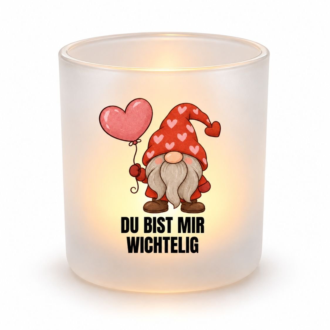 Teelichthalter - Du bist mir wichtelig - wunderwunsch