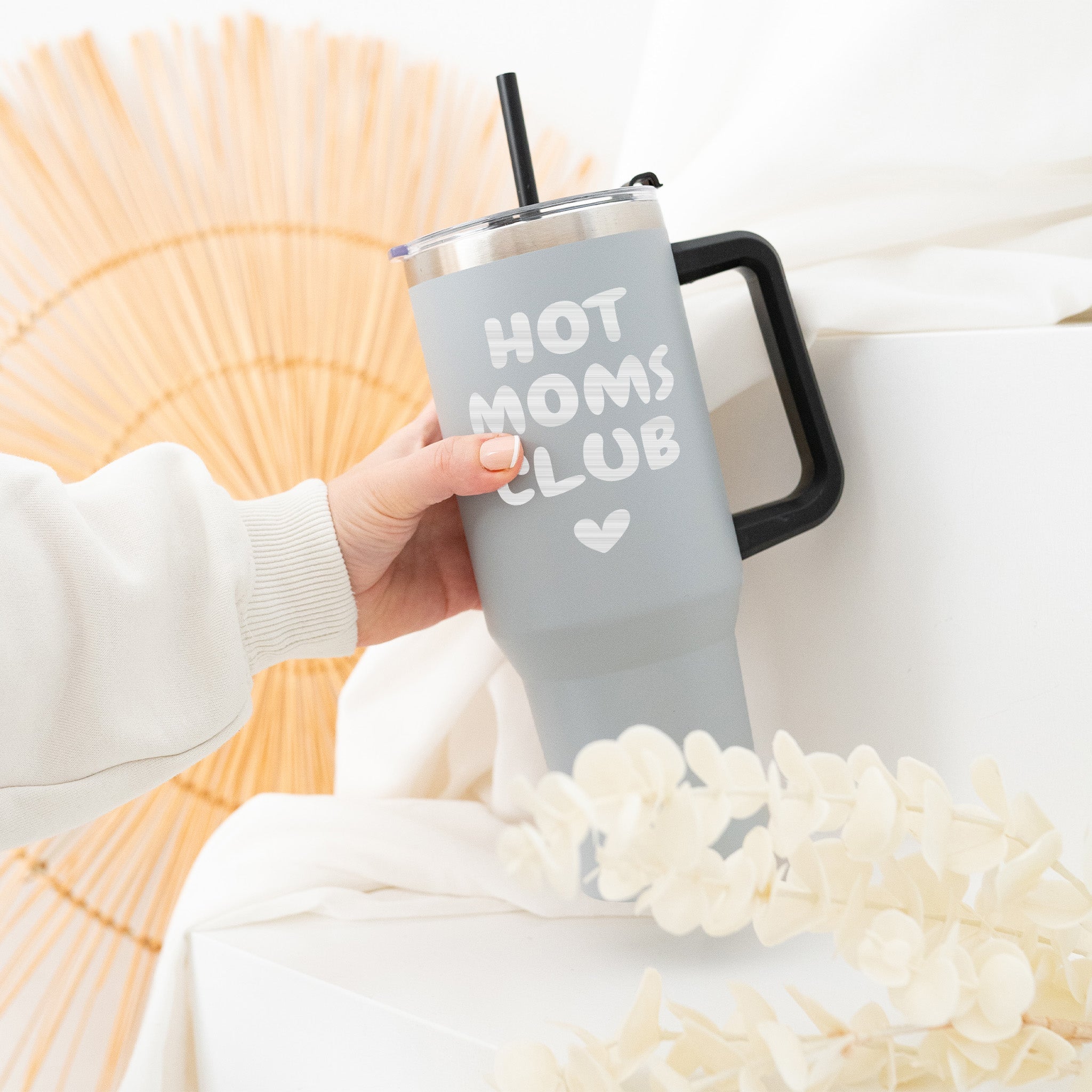 Thermobecher mit Henkel - Moms Club - wunderwunsch