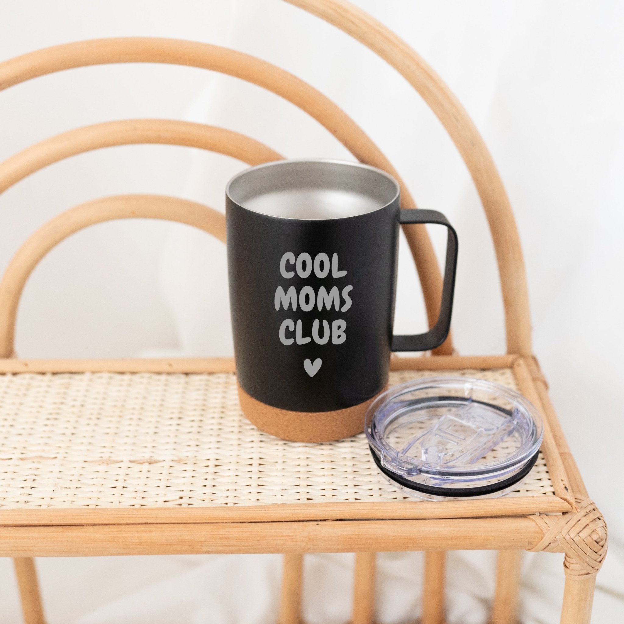 Thermobecher mit Kork - Moms Club - wunderwunsch