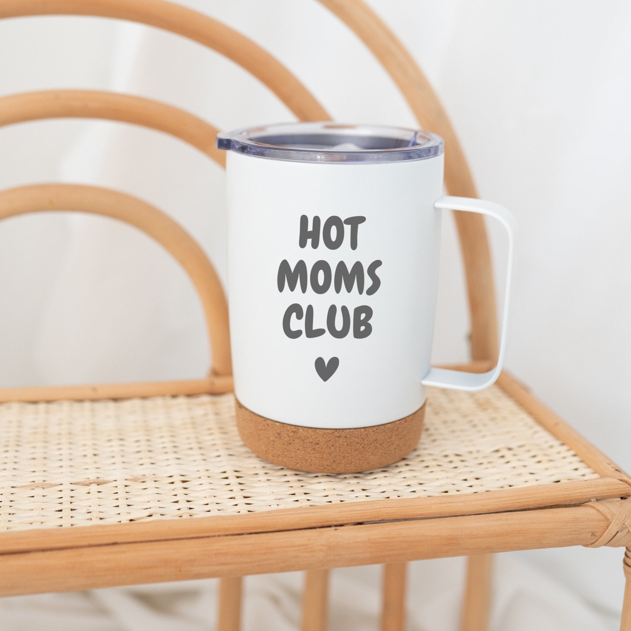 Thermobecher mit Kork - Moms Club - wunderwunsch