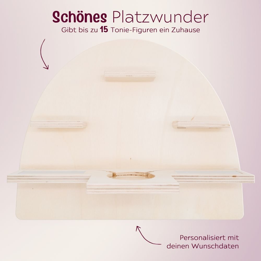 Toniebox Regal Holz - Dinos - wunderwunsch