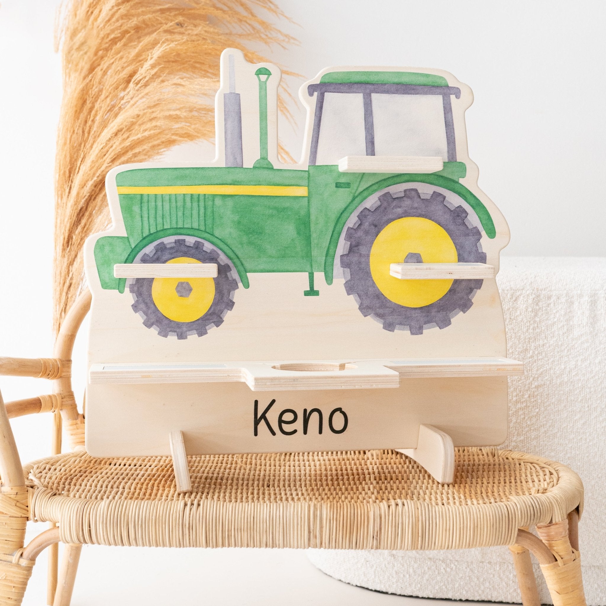 Toniebox Regal Holz - Fahrzeuge Aquarell - wunderwunsch