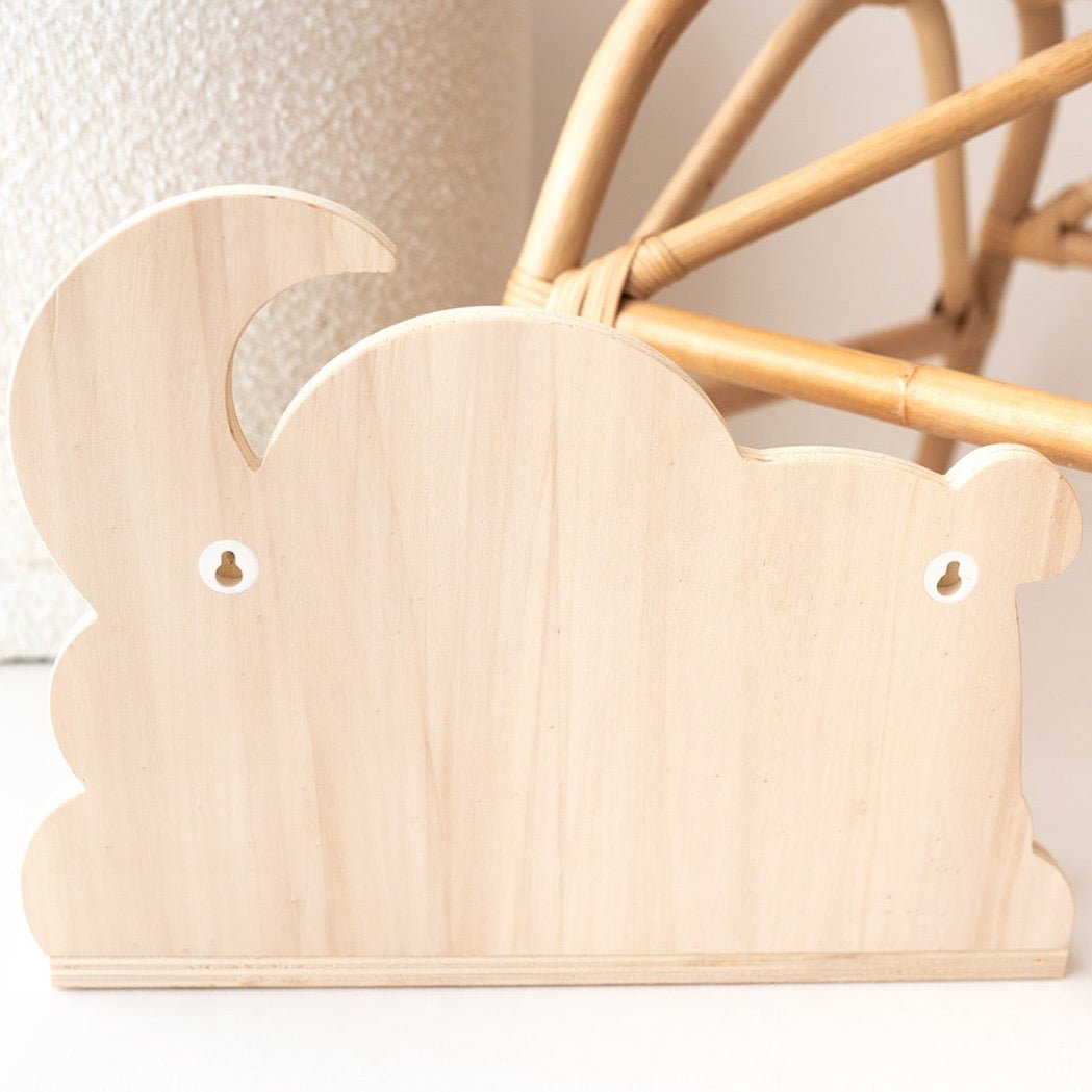 Toniebox Regal Holz - Wolkentier Aquarell - wunderwunsch