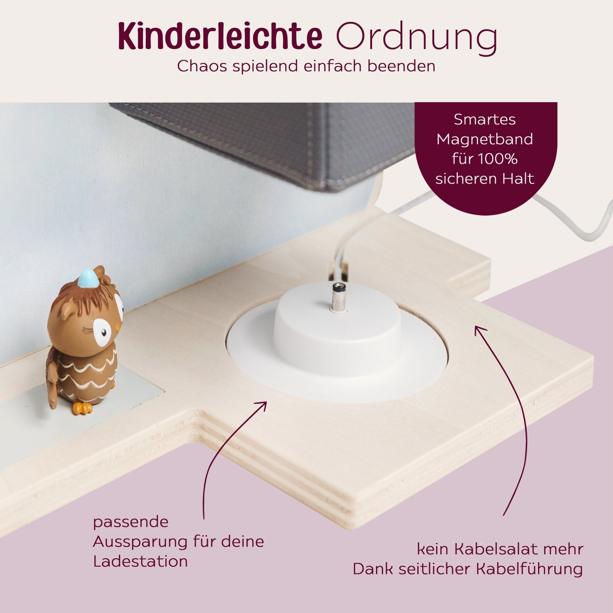 Toniebox Regal Holz - Wolkentier Aquarell - wunderwunsch