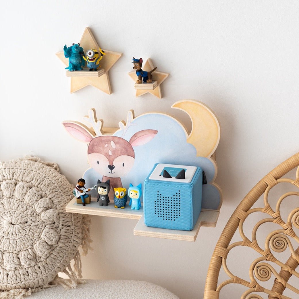 Toniebox Regal Holz - Wolkentier Aquarell - wunderwunsch