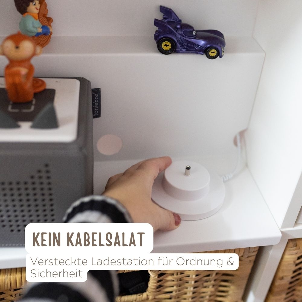 Tonieregal - Einsatz „Tribüne“ für IKEA® Kallax - Regal - wunderwunsch