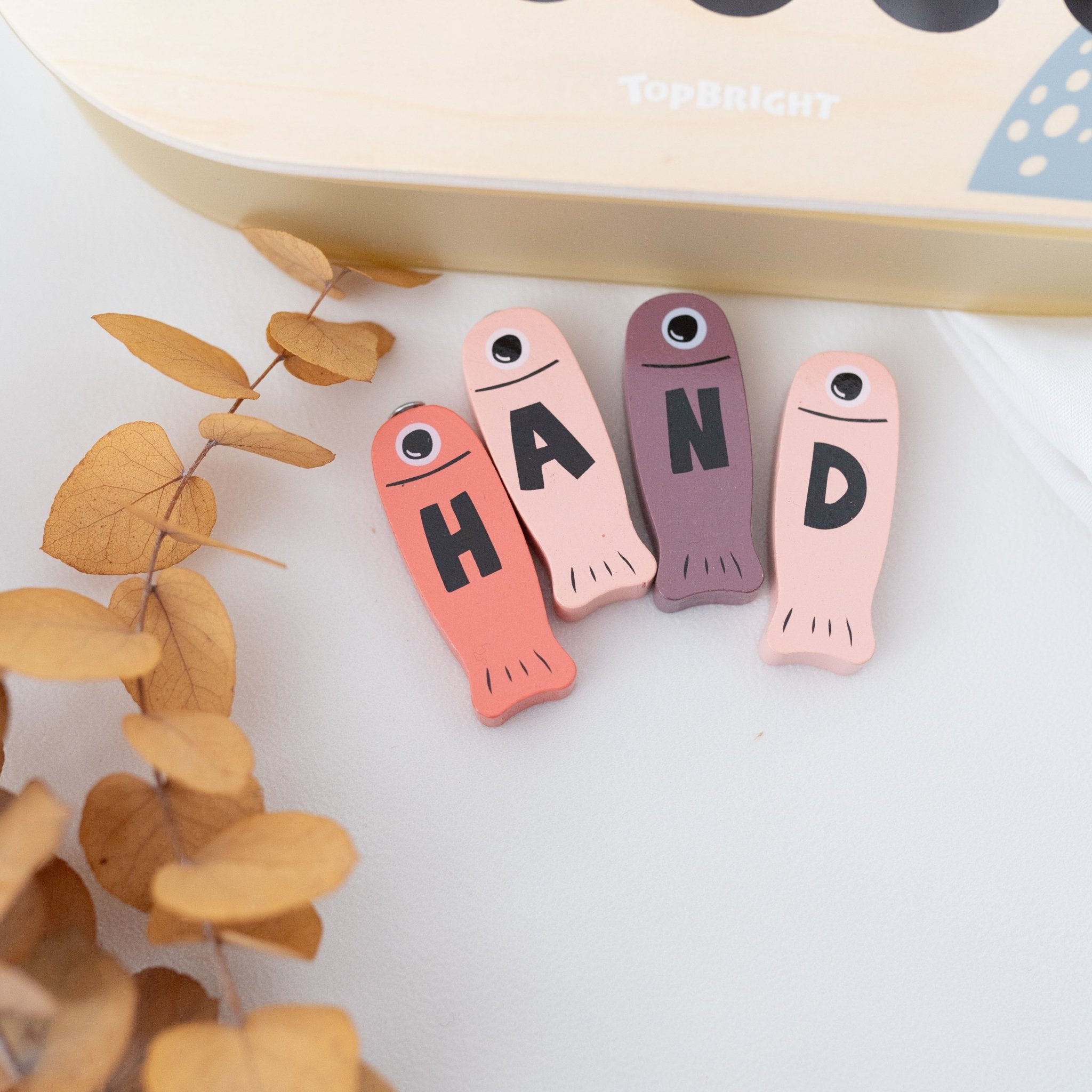 TOP BRIGHT Angelspiel ABC personalisiert - wunderwunsch