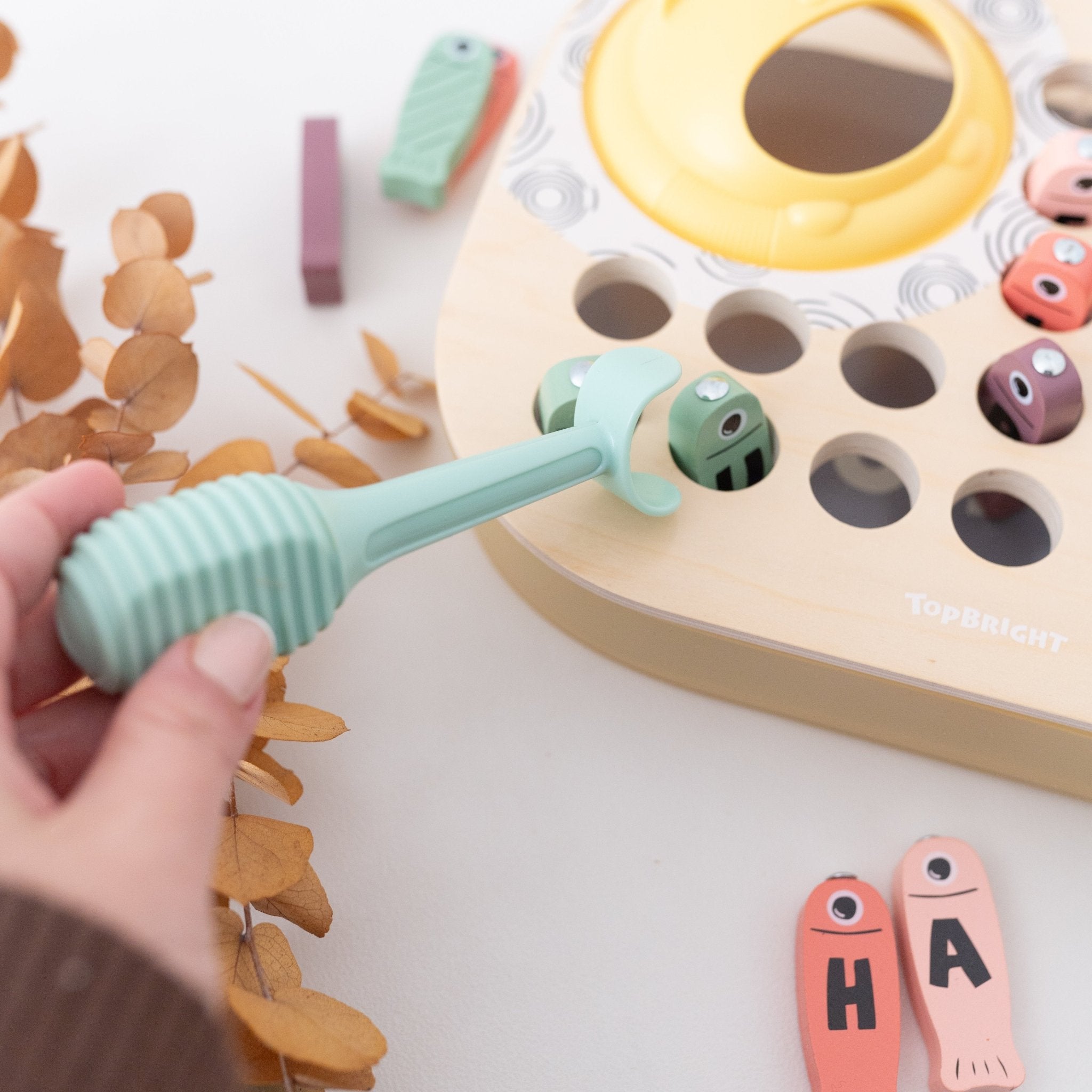 TOP BRIGHT Angelspiel ABC personalisiert - wunderwunsch