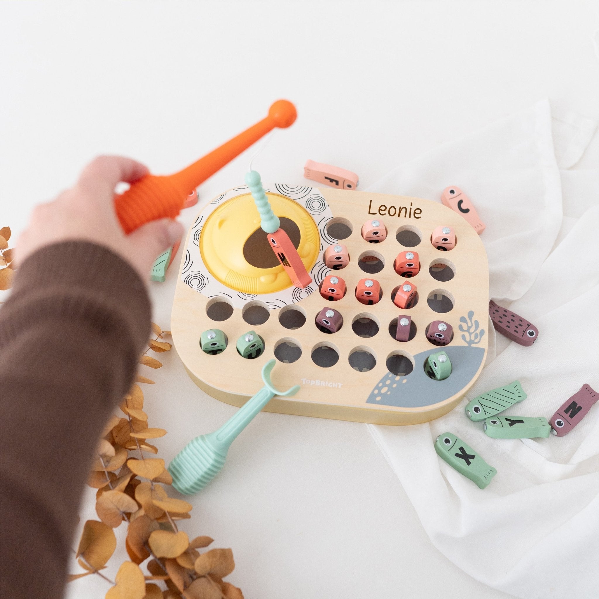 TOP BRIGHT Angelspiel ABC personalisiert - wunderwunsch