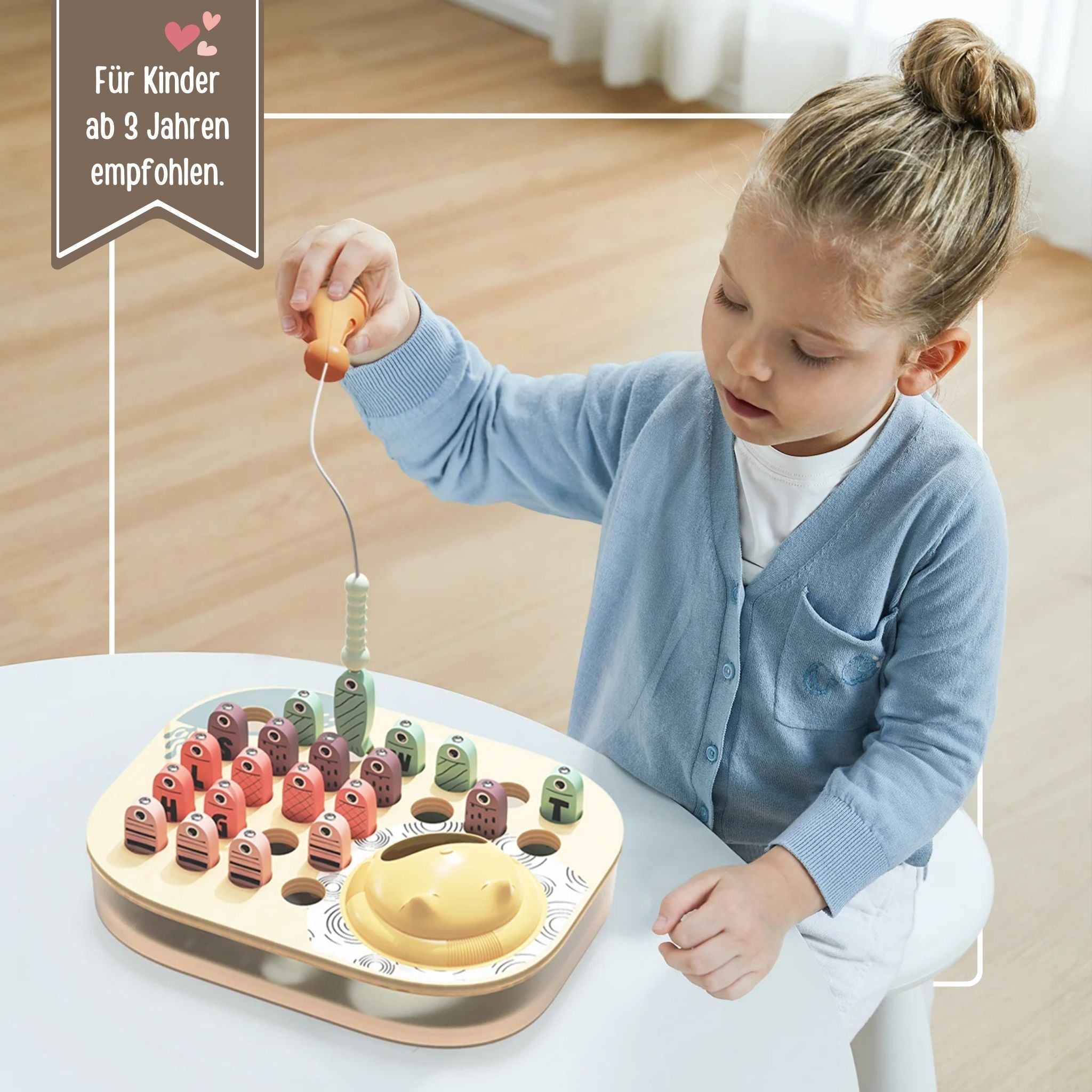 TOP BRIGHT Angelspiel ABC personalisiert - wunderwunsch