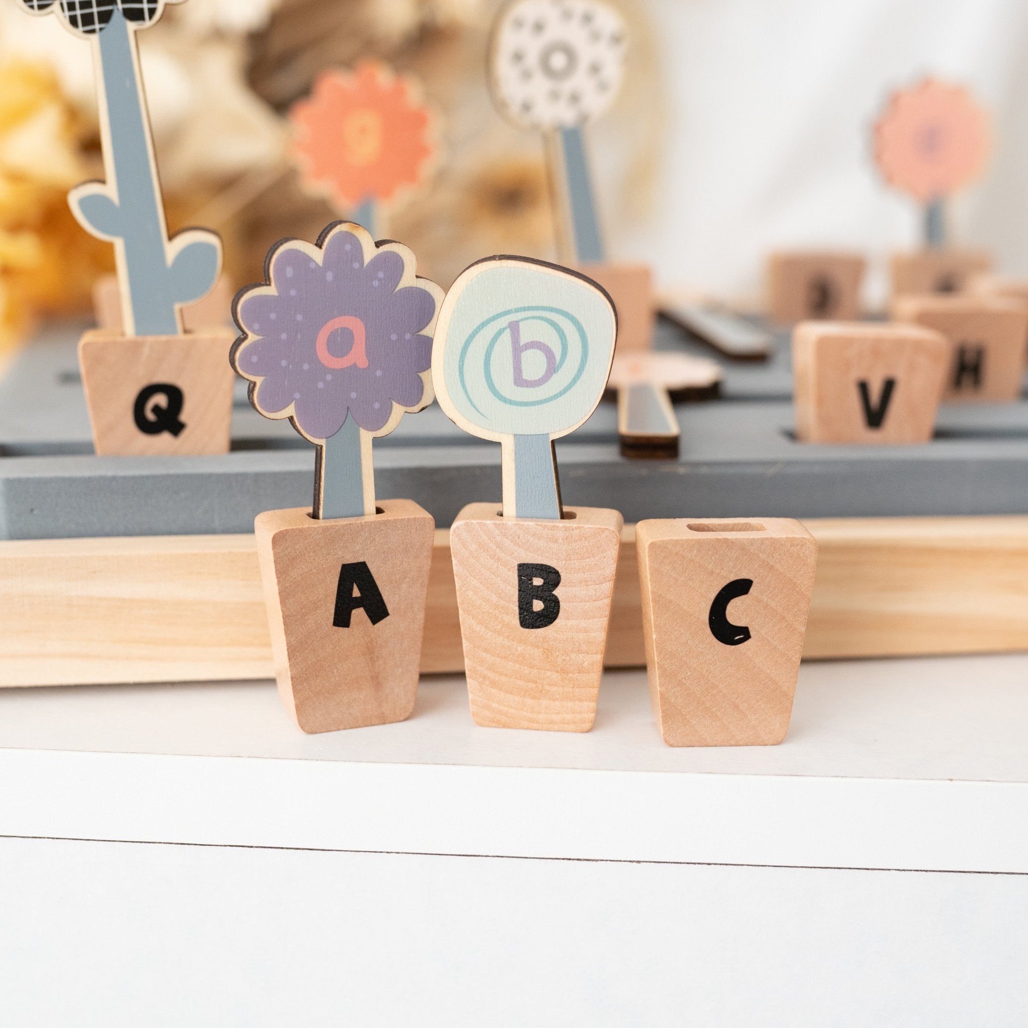 TOP BRIGHT Buchstabenspiel Garten - wunderwunsch
