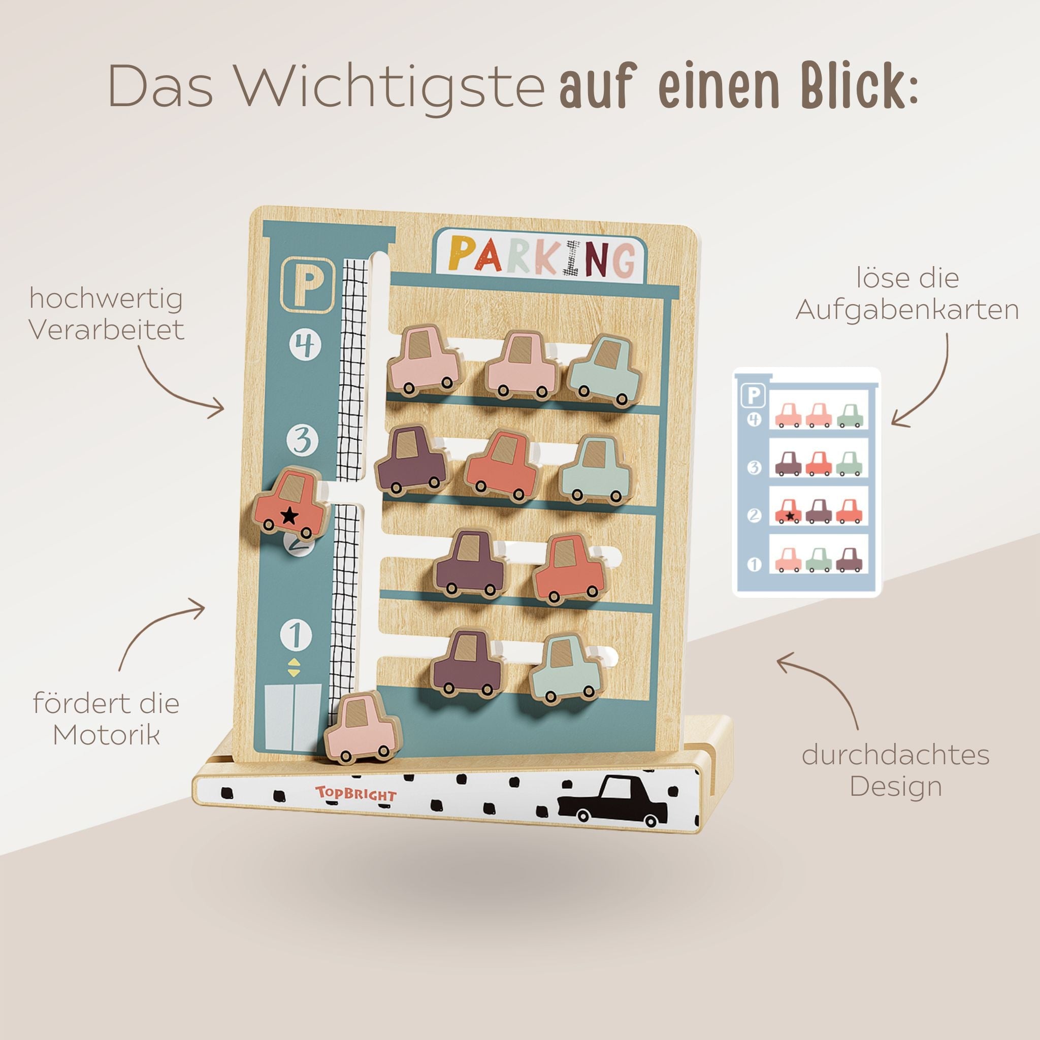TOP BRIGHT Einparkspiel personalisiert - wunderwunsch