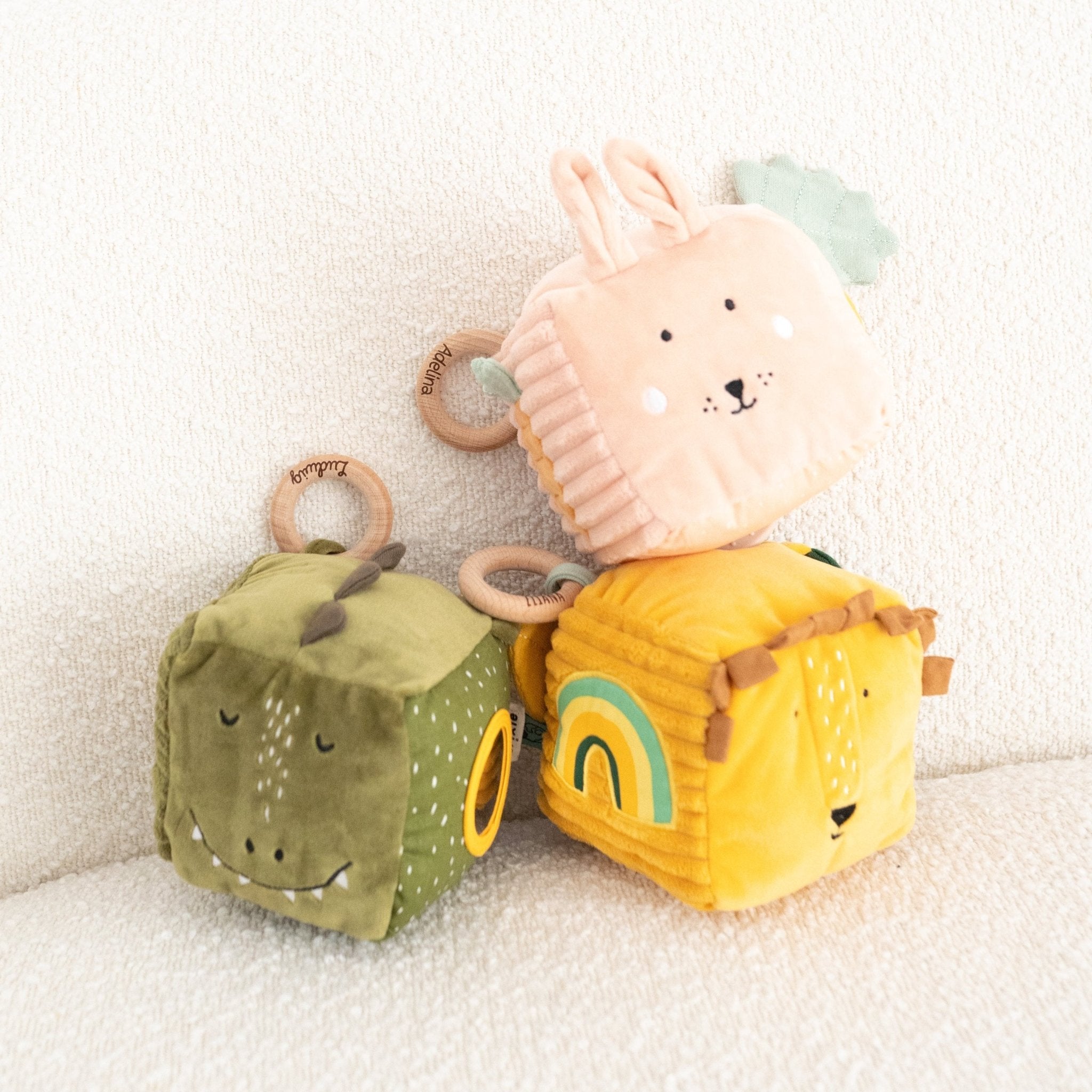 TRIXIE Aktivitätswürfel Stoff personalisiert - Tiere - wunderwunsch