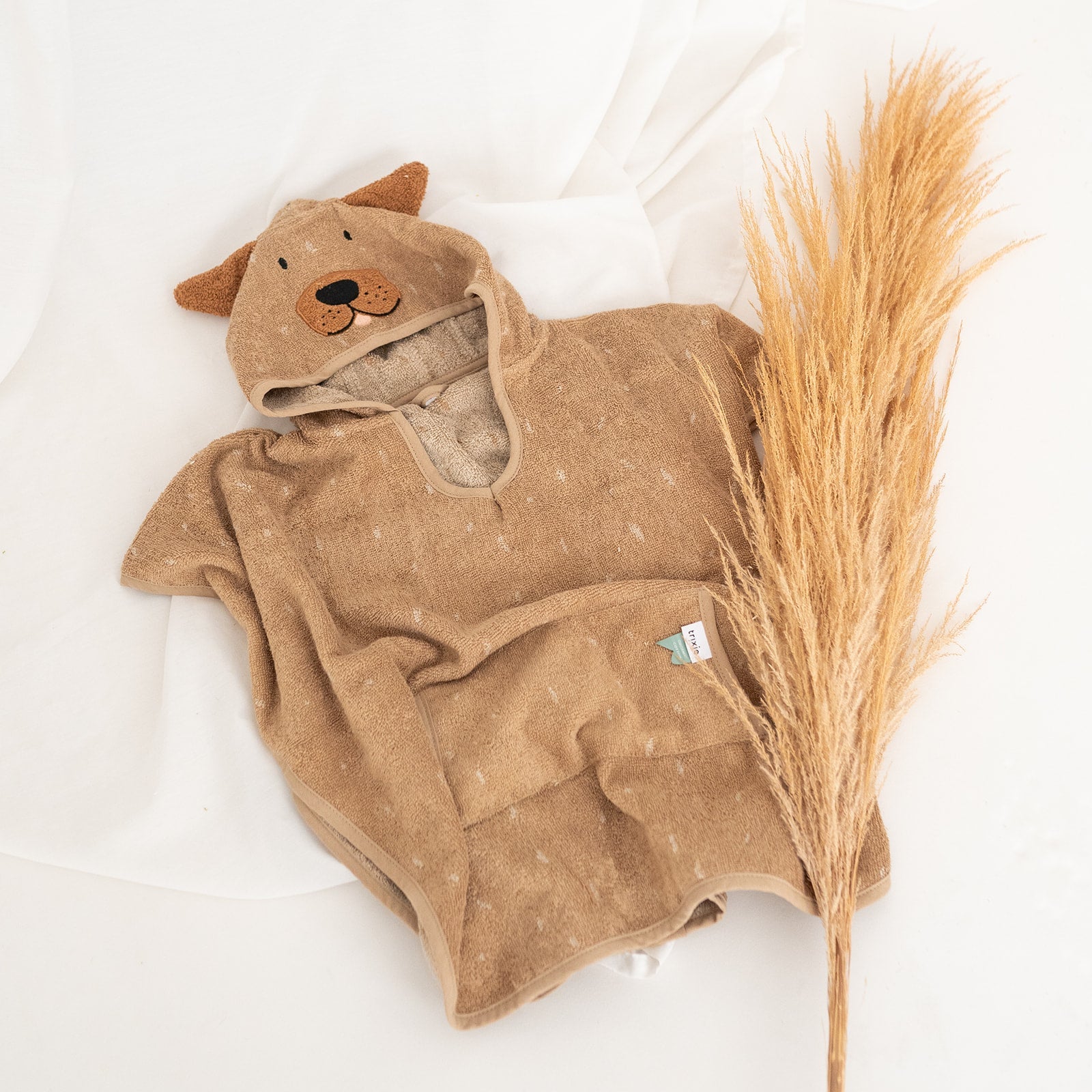 TRIXIE Baby Tier Badeponcho Frottee - wunderwunsch