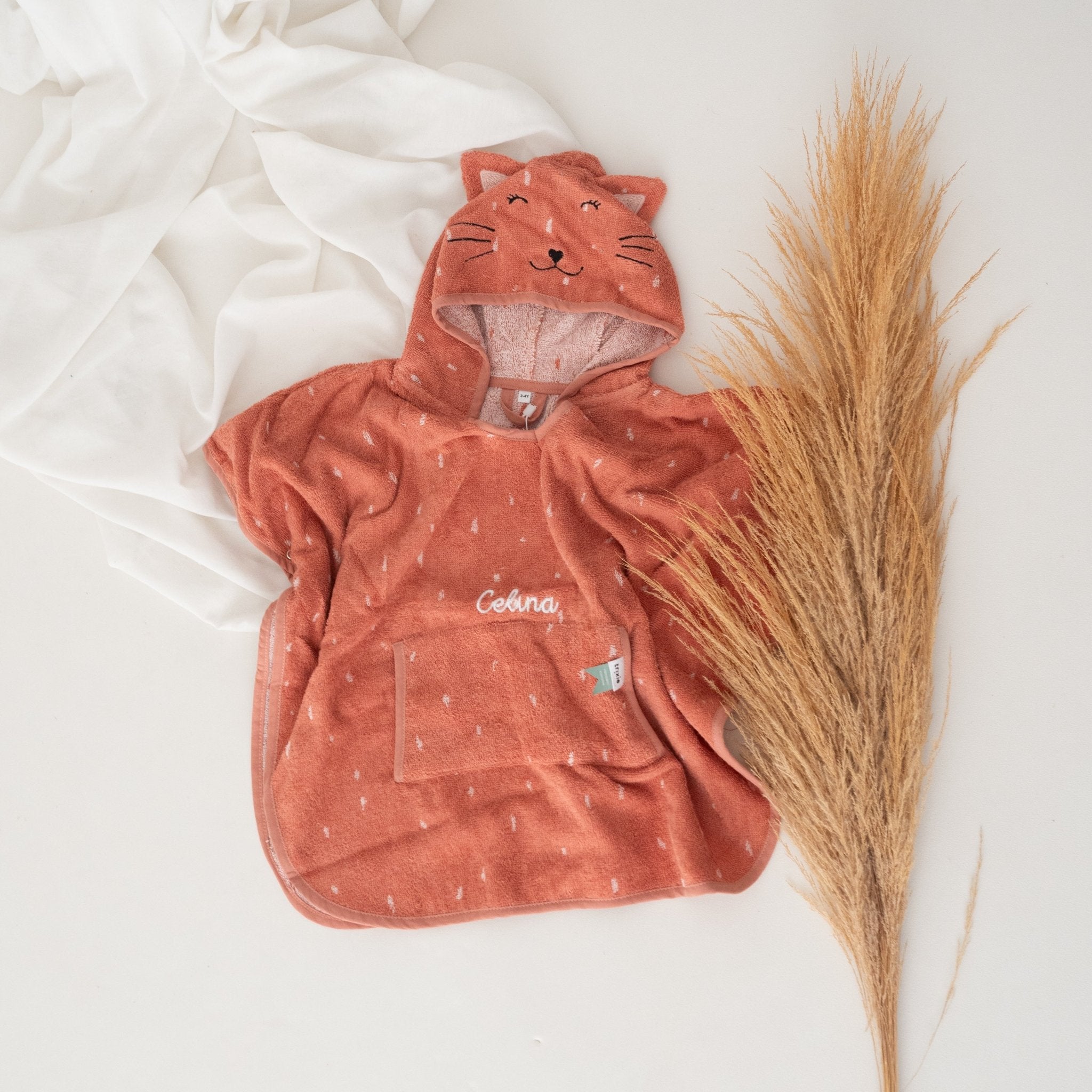 TRIXIE Baby Tier Badeponcho Frottee - wunderwunsch