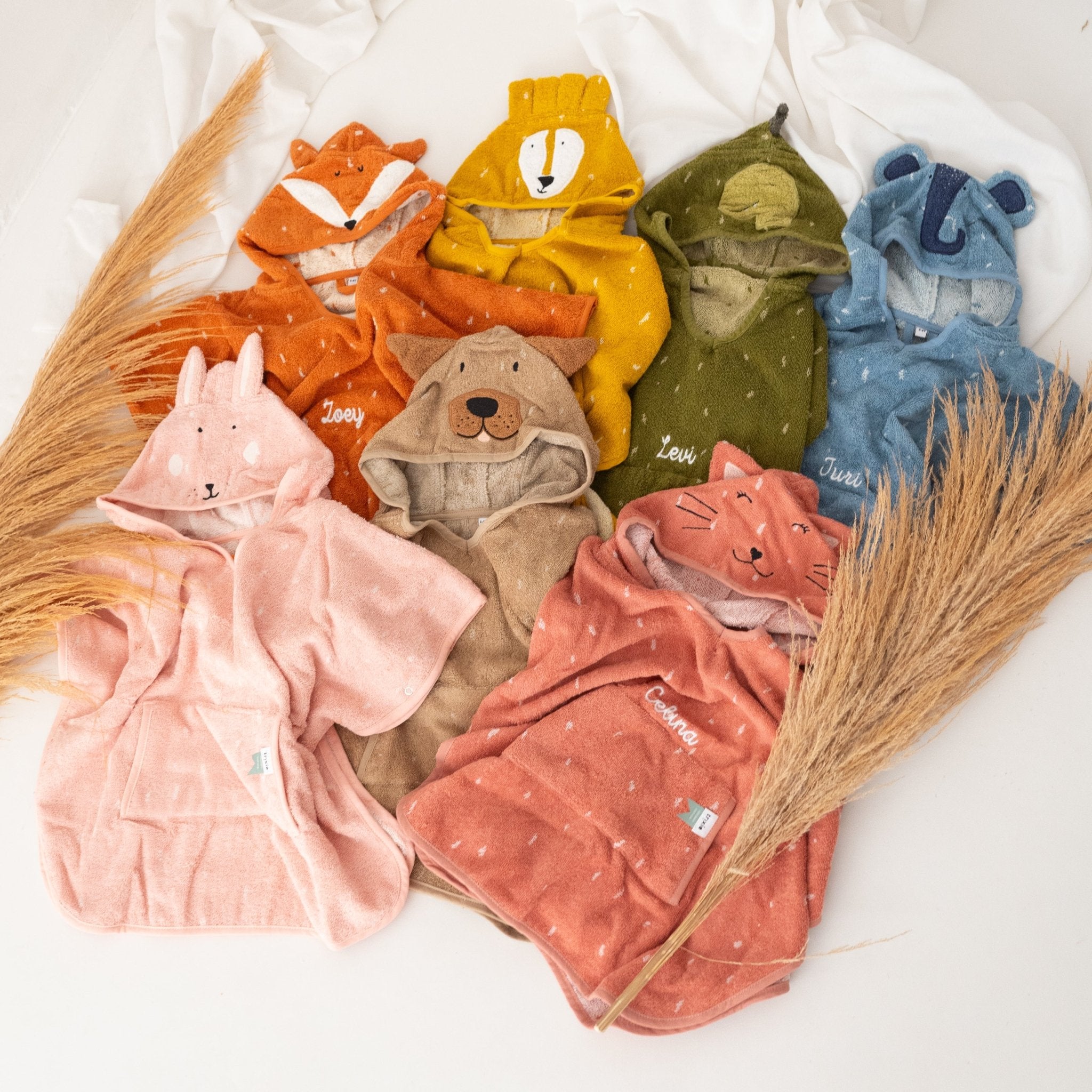 TRIXIE Baby Tier Badeponcho Frottee - wunderwunsch