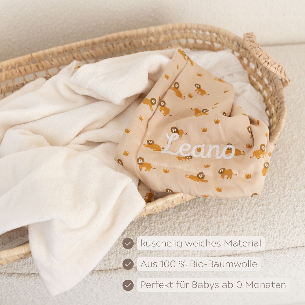 TRIXIE Gefütterte Kuscheldecke personalisierbar - wunderwunsch