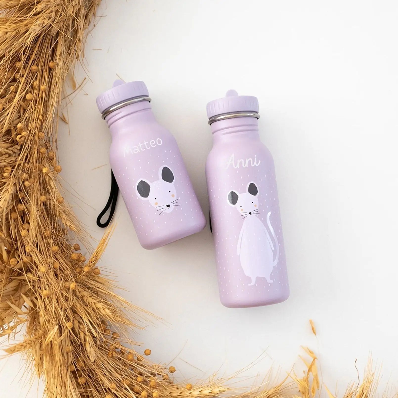 TRIXIE Kinder Trinkflasche personalisiert - Tiere - wunderwunsch