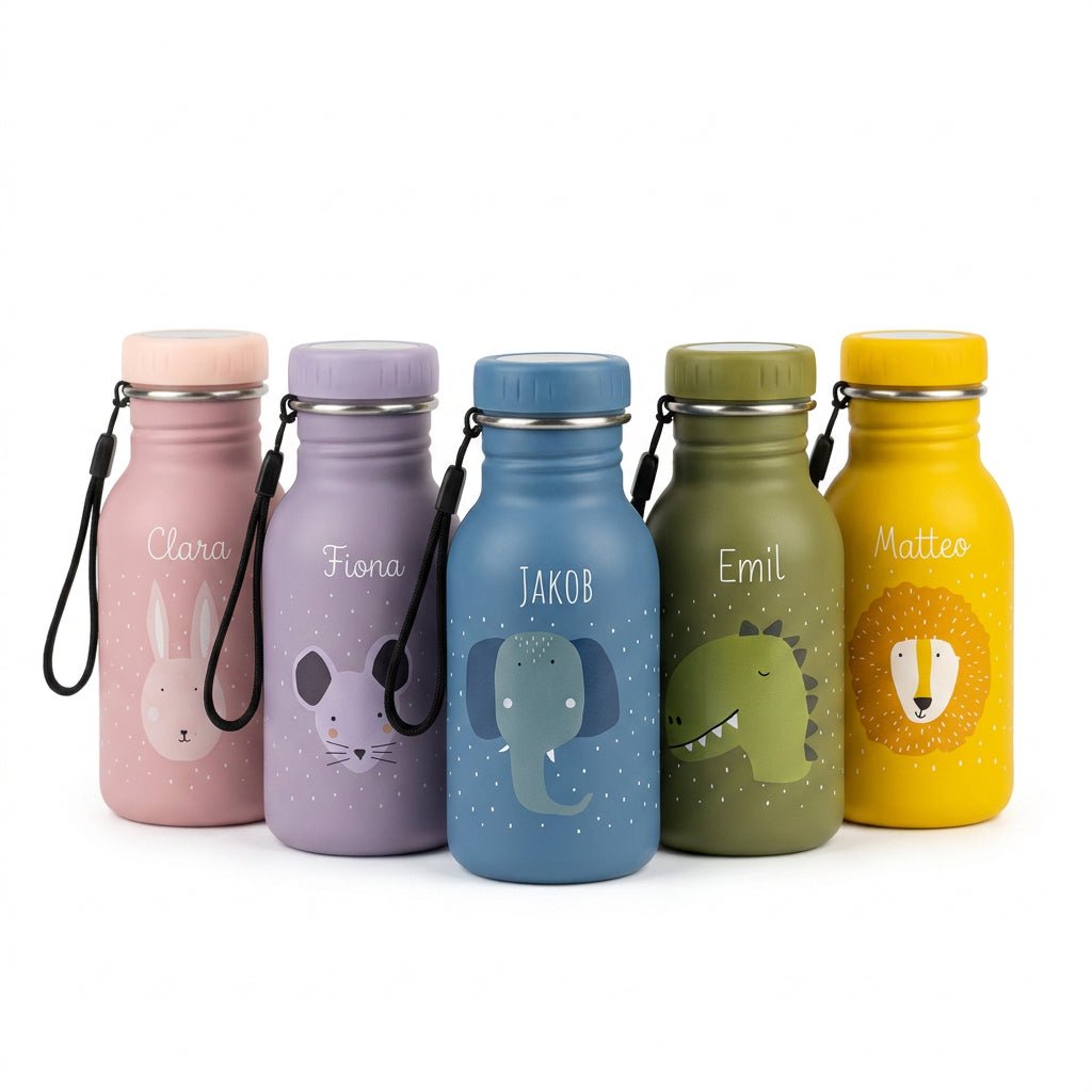 Trixie Trinkflasche Kinder personalisiert Edelstahl