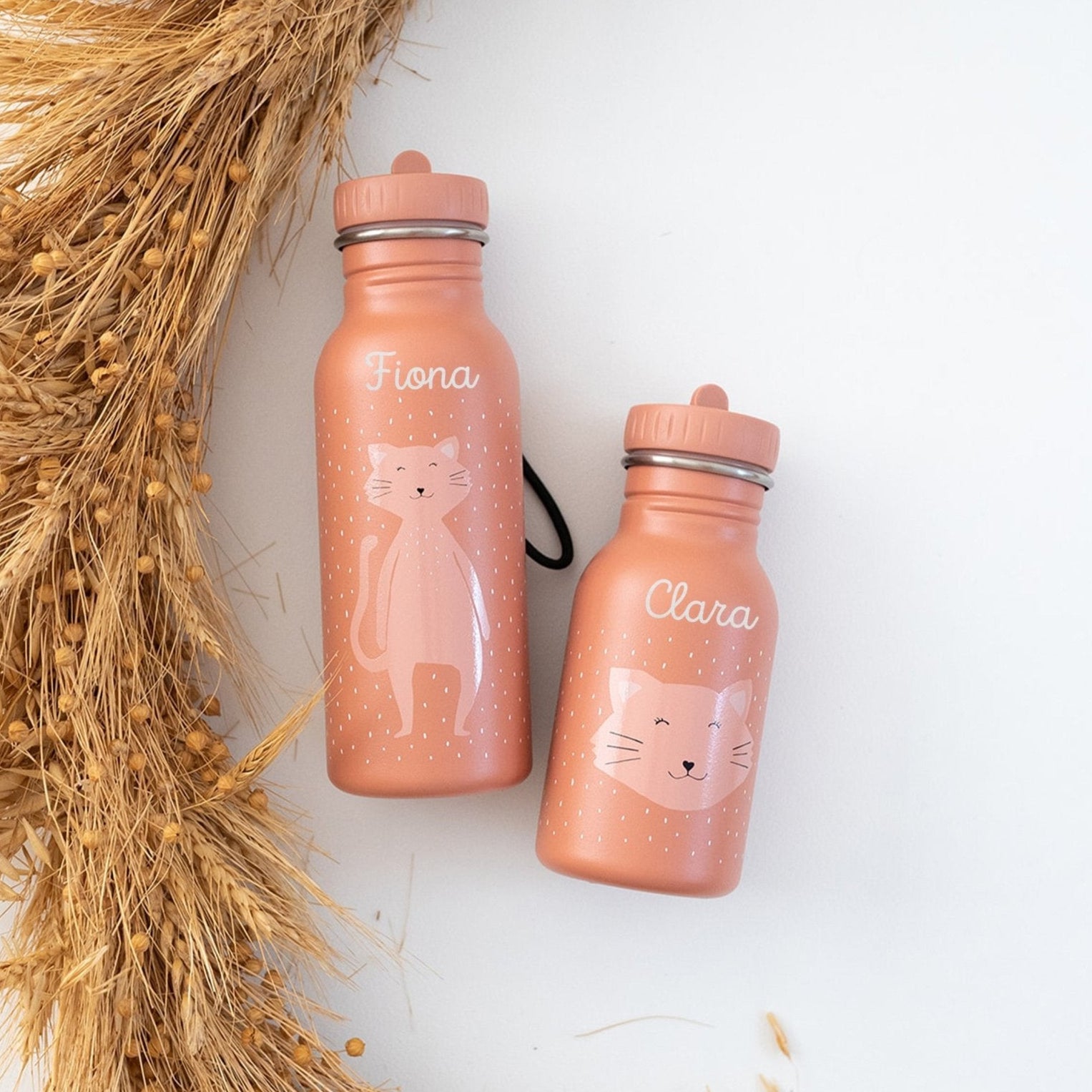 TRIXIE Kinder Trinkflasche personalisiert - Tiere - wunderwunsch