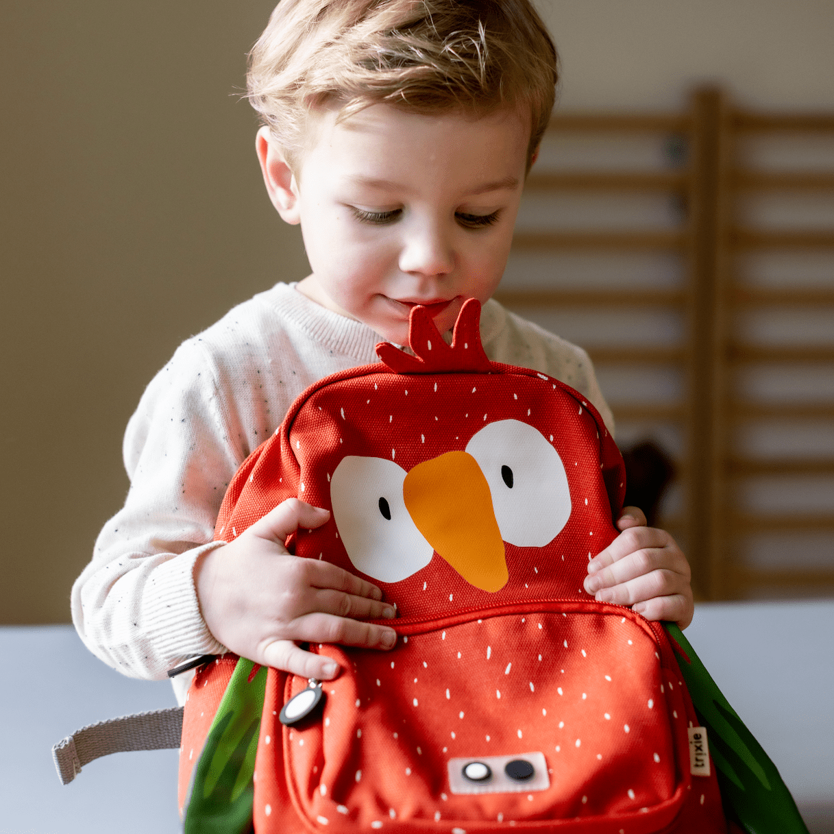 TRIXIE Kindergartenrucksack personalisiert - Biene, Hai, Papagei - wunderwunsch