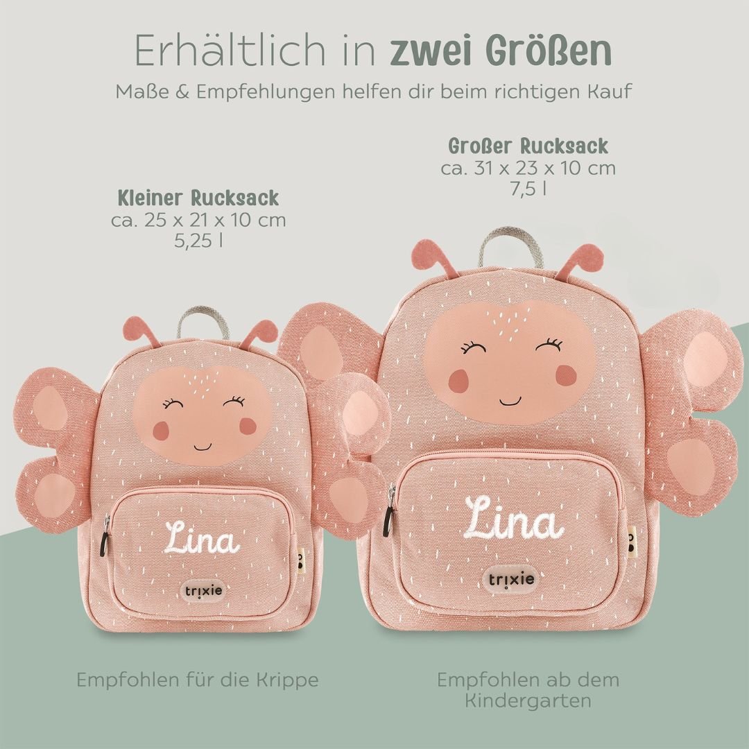 TRIXIE Kindergartenrucksack personalisiert - Tiere - wunderwunsch