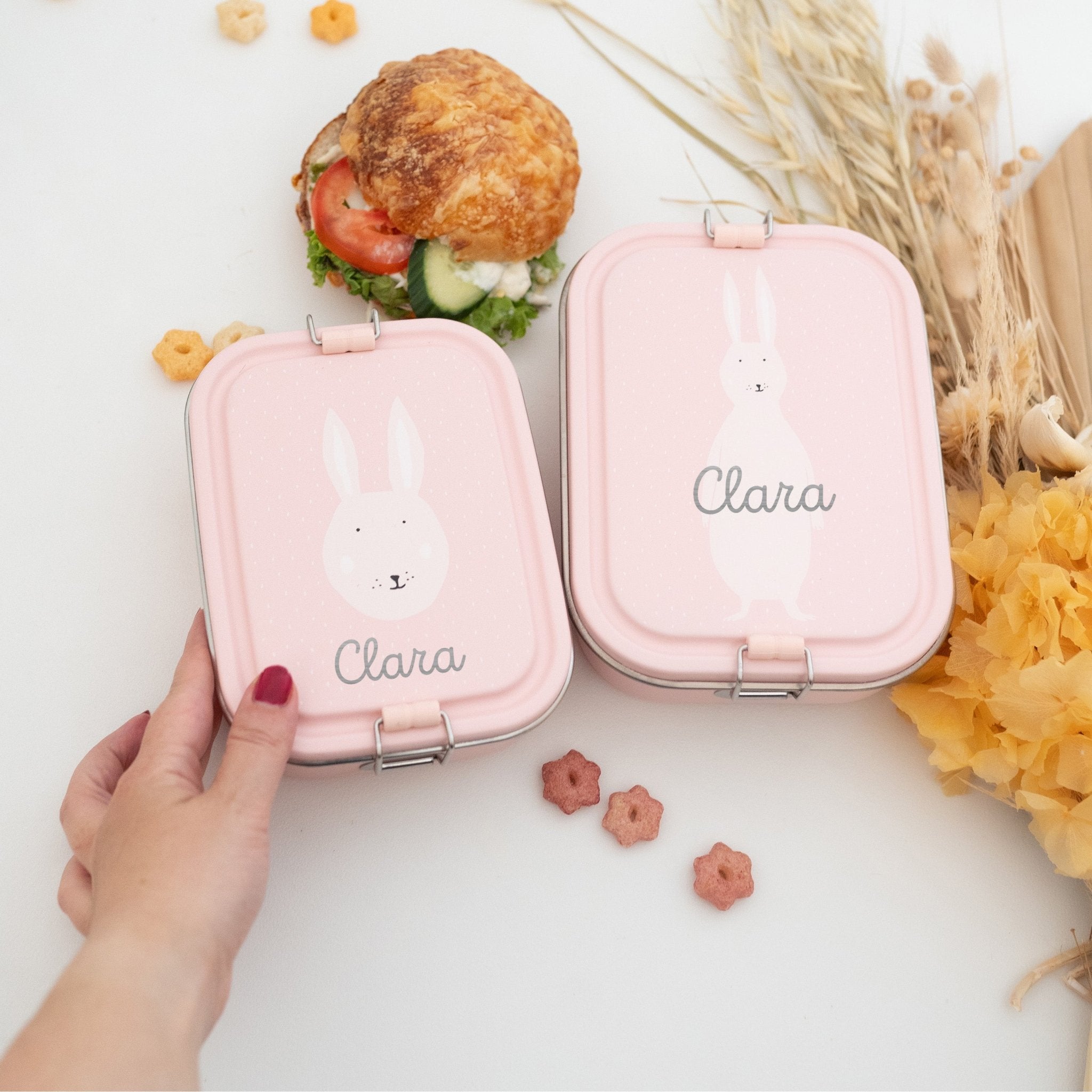 TRIXIE Lunchbox Edelstahl Tier personalisiert - wunderwunsch