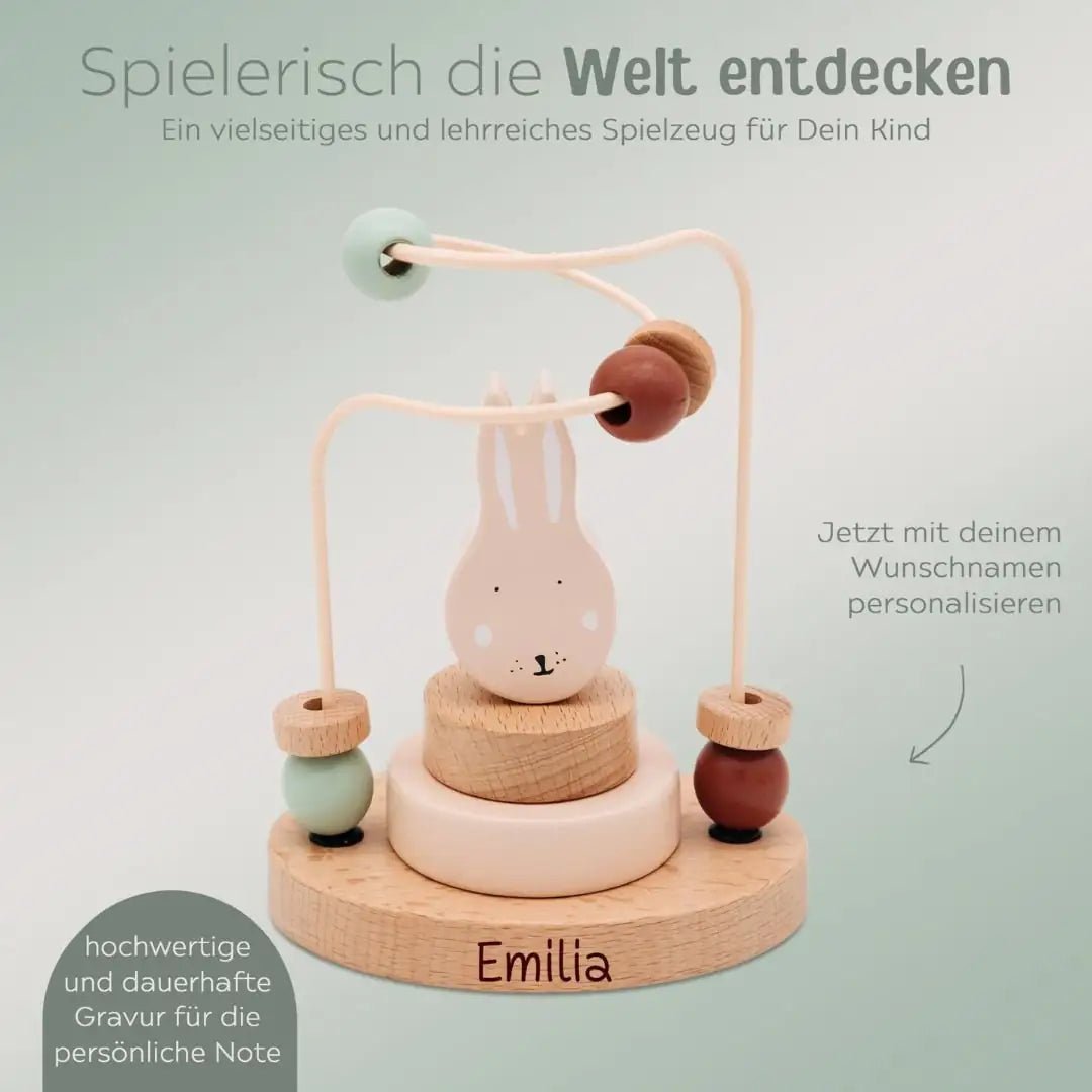 TRIXIE Motorikschleife Tier personalisierbar - wunderwunsch