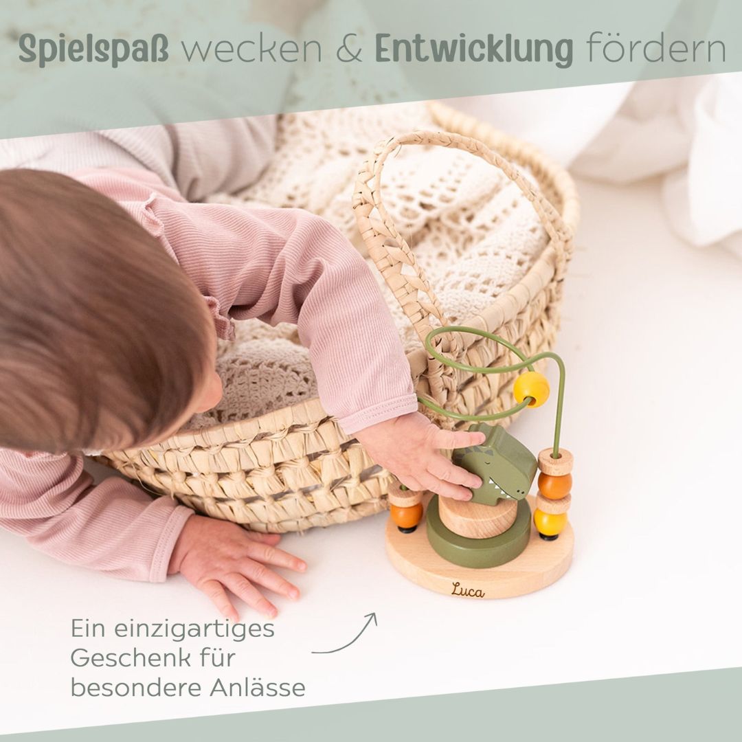 TRIXIE Motorikschleife Tier personalisierbar - wunderwunsch