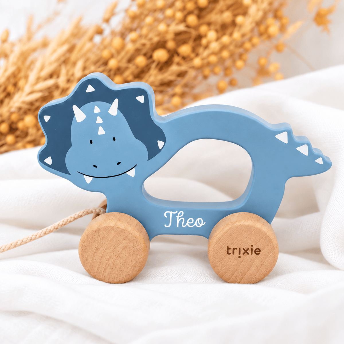 TRIXIE Nachziehtier Holz personalisiert - wunderwunsch