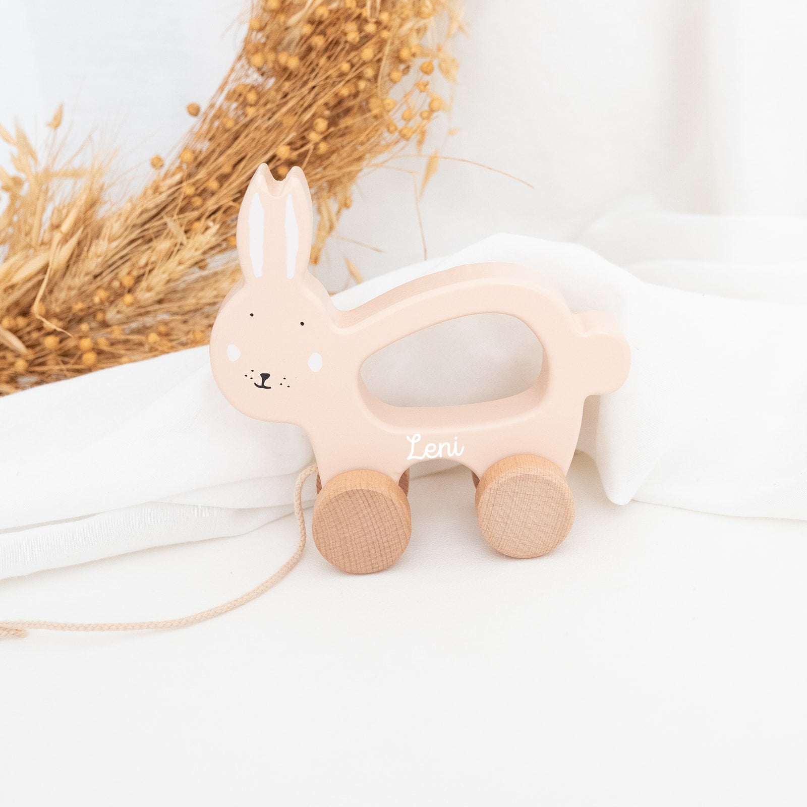TRIXIE Nachziehtier Holz personalisiert - wunderwunsch