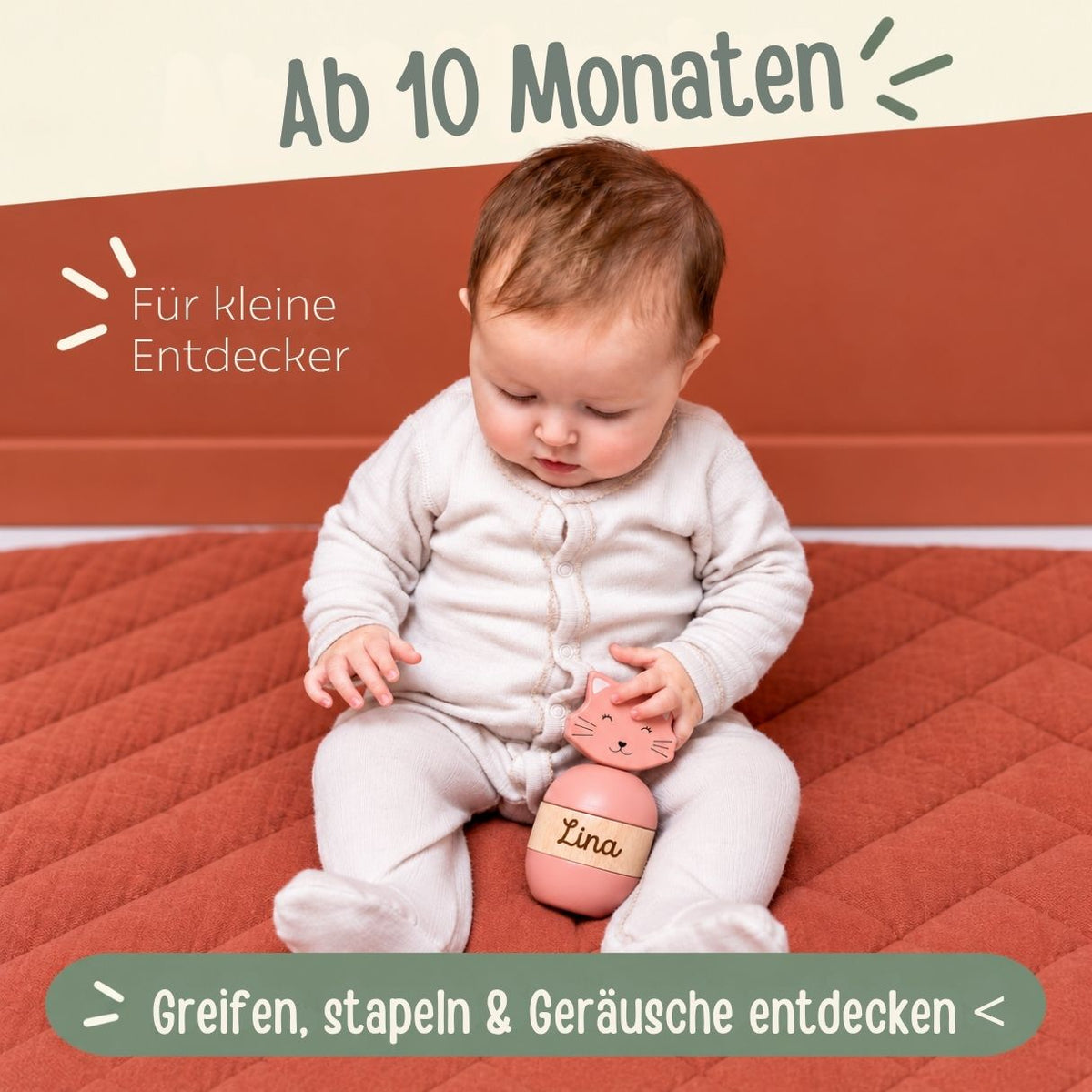 TRIXIE Rassel-Stapeltier personalisiert - wunderwunsch