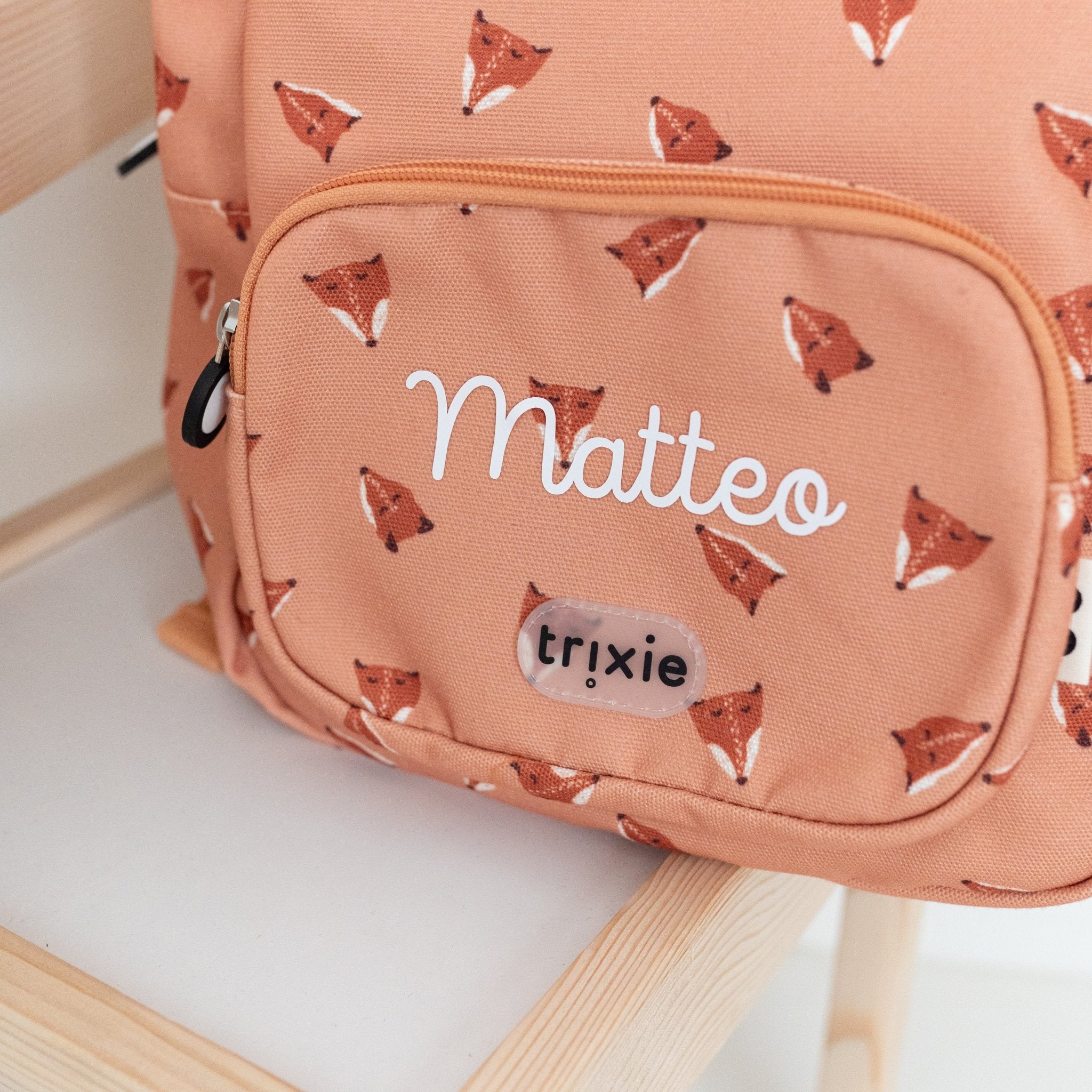 TRIXIE Rucksack mit Tierprint - personalisierbar - wunderwunsch