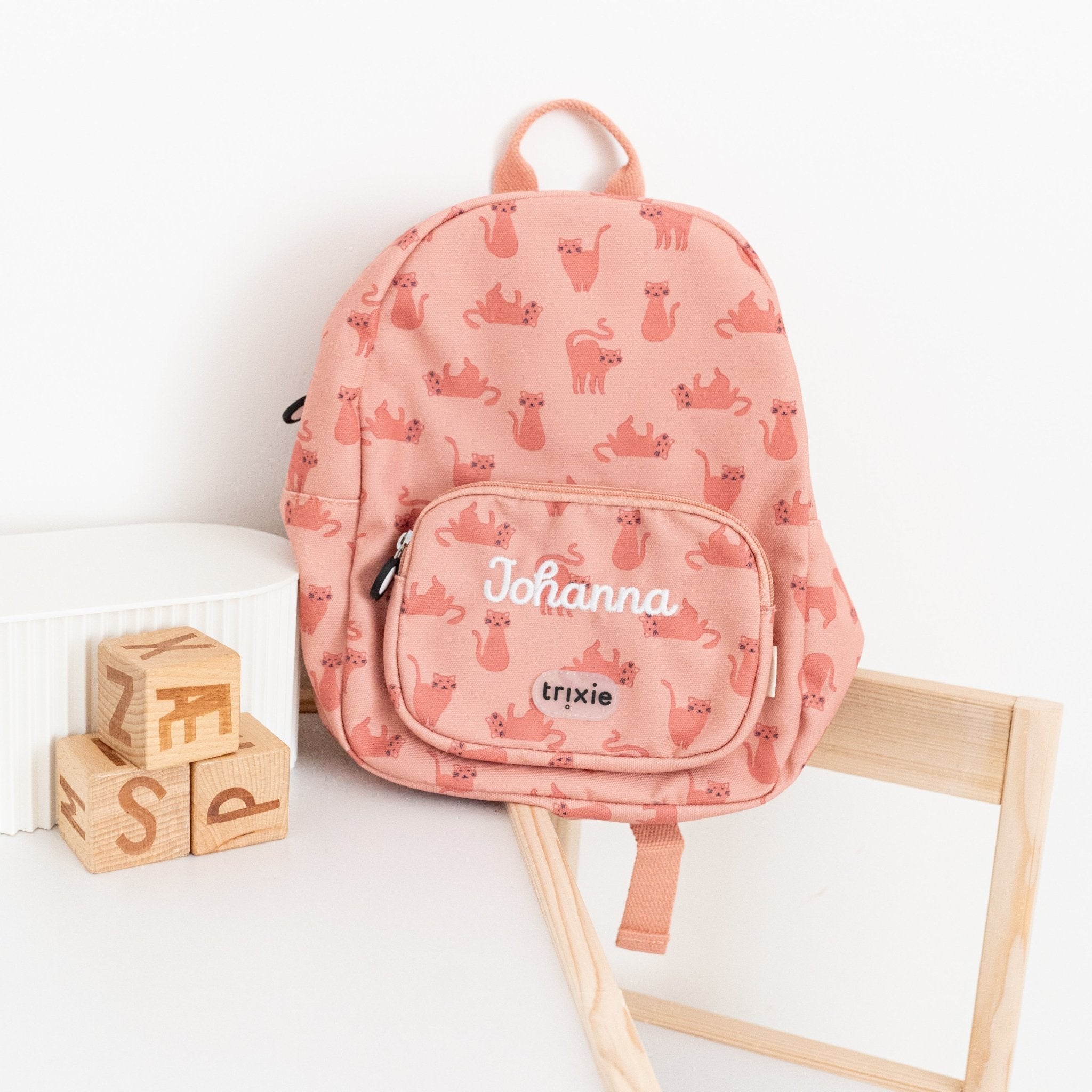 TRIXIE Rucksack mit Tierprint - personalisierbar - wunderwunsch