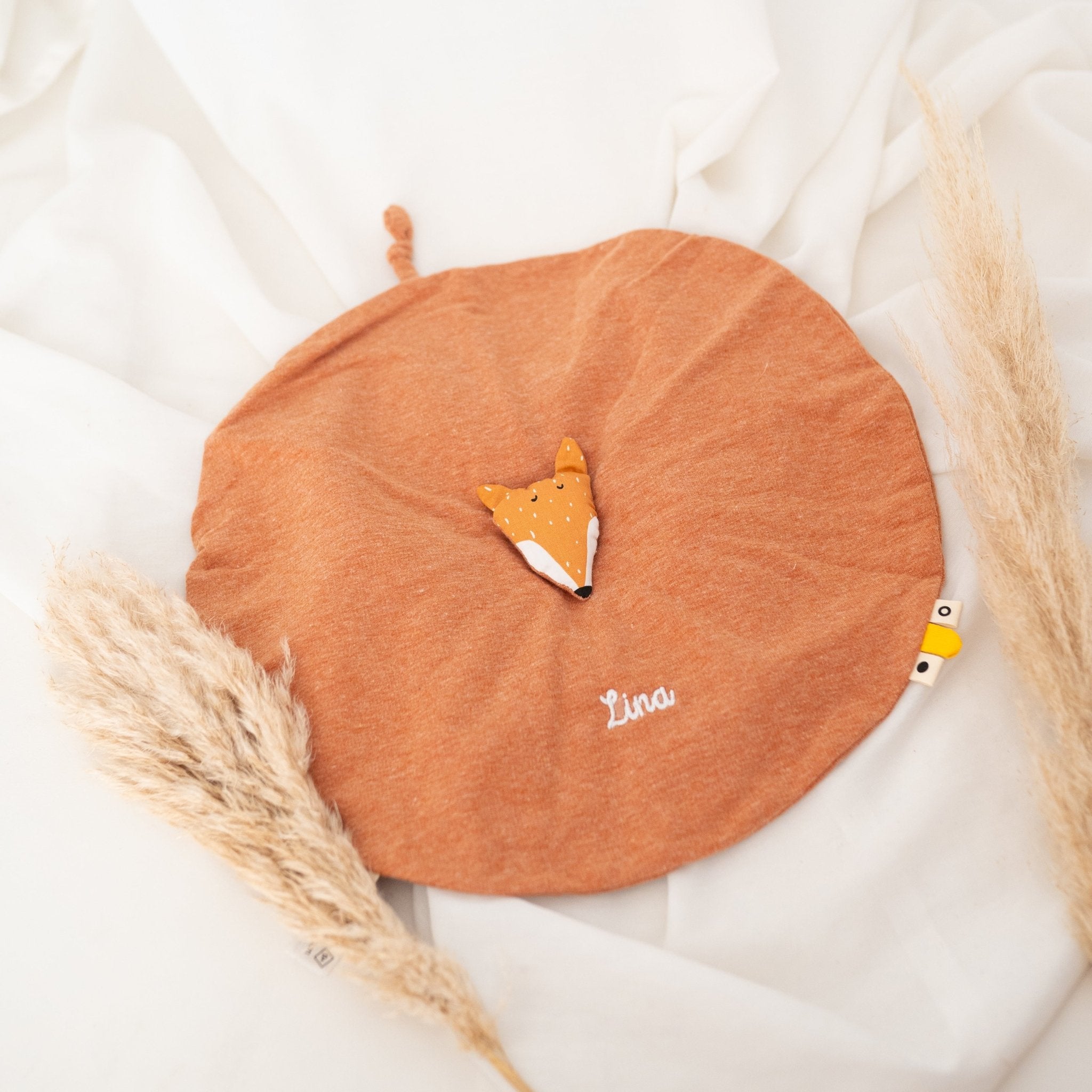 TRIXIE Schmusetuch personalisiert - Löwe, Hase, Fuchs, Elefant - wunderwunsch