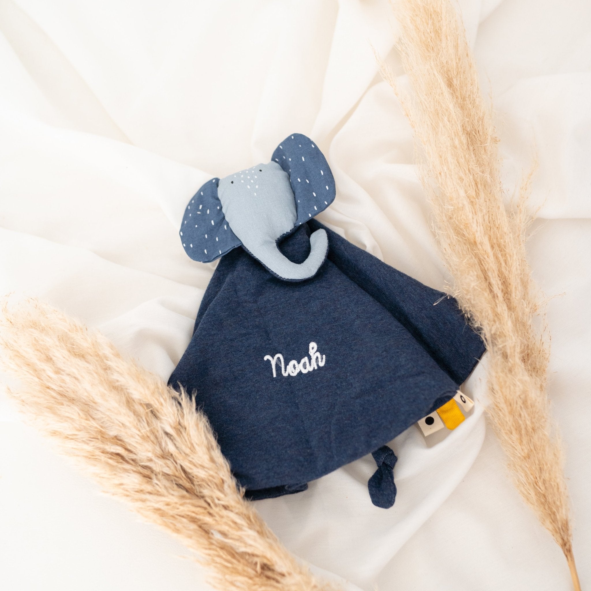 TRIXIE Schmusetuch personalisiert - Löwe, Hase, Fuchs, Elefant - wunderwunsch