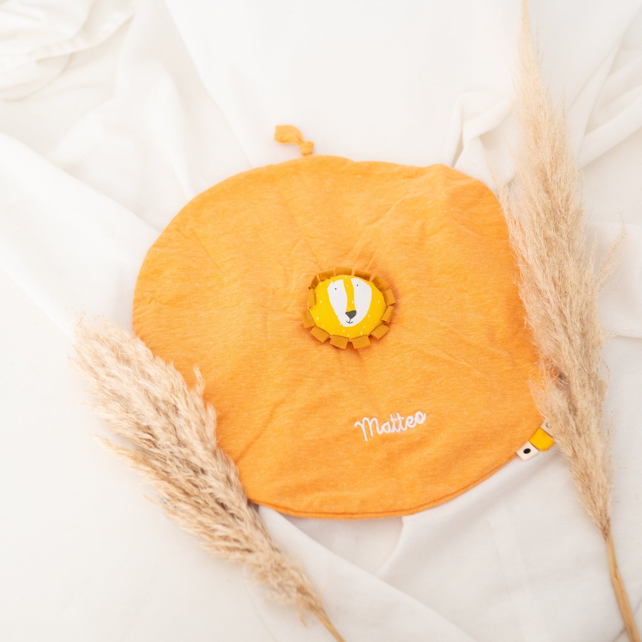 TRIXIE Schmusetuch personalisiert - Löwe, Hase, Fuchs, Elefant - wunderwunsch