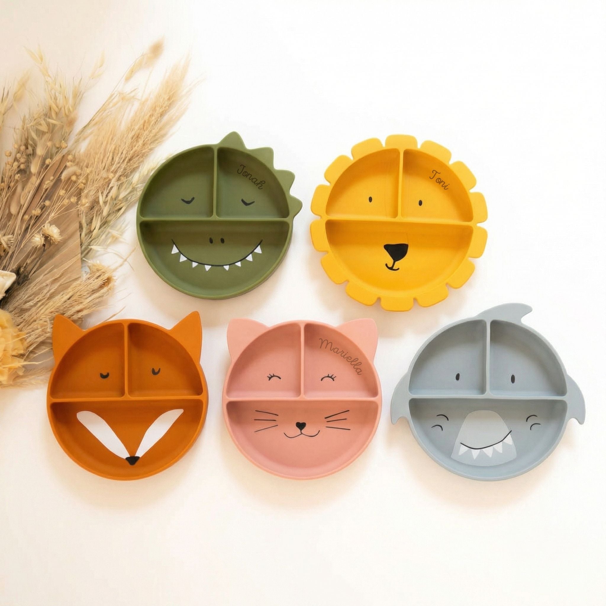 TRIXIE Silikon - Esslernteller mit Saugnapf - Tier - wunderwunsch