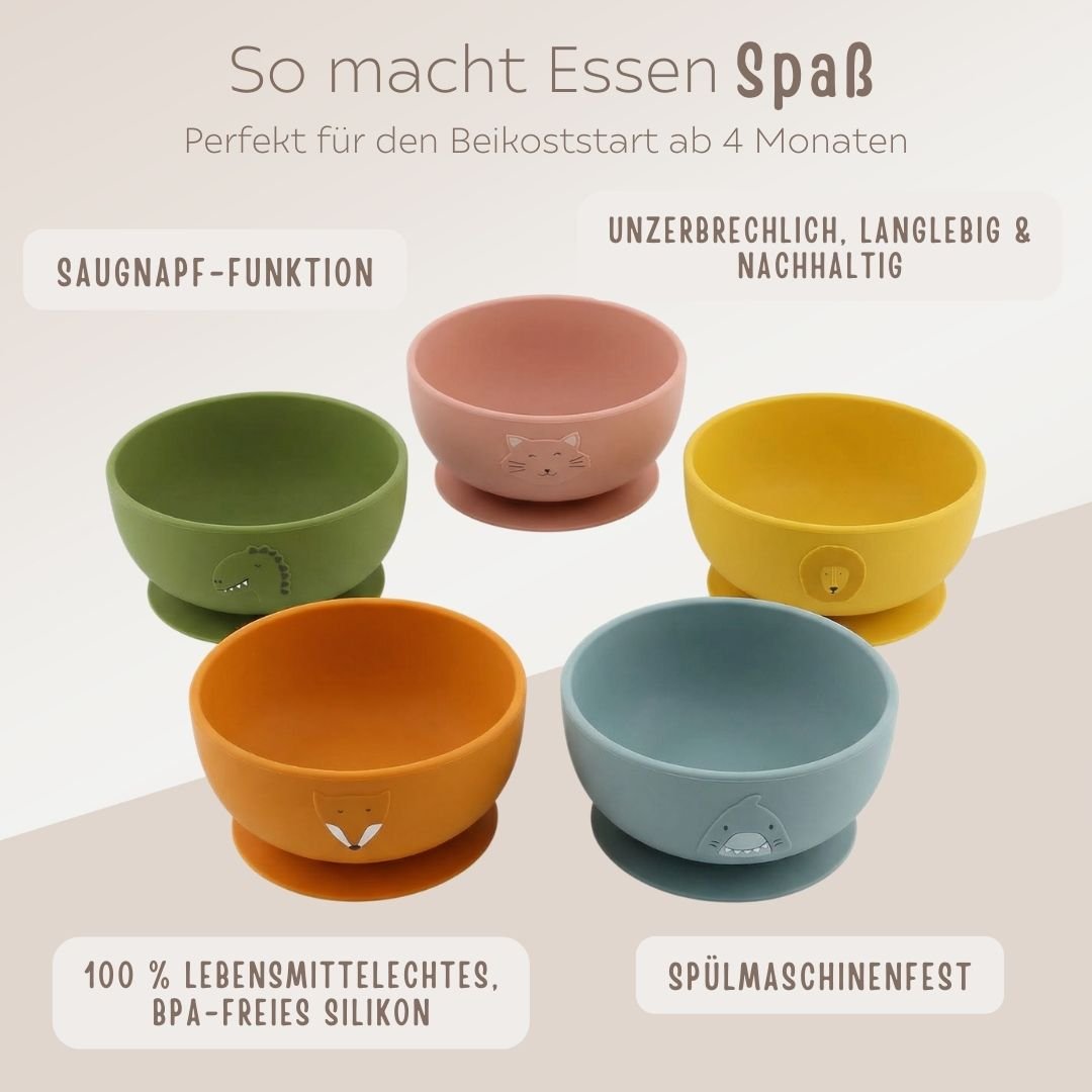 TRIXIE Silikon Schüssel mit Saugnapf personalisierbar - wunderwunsch