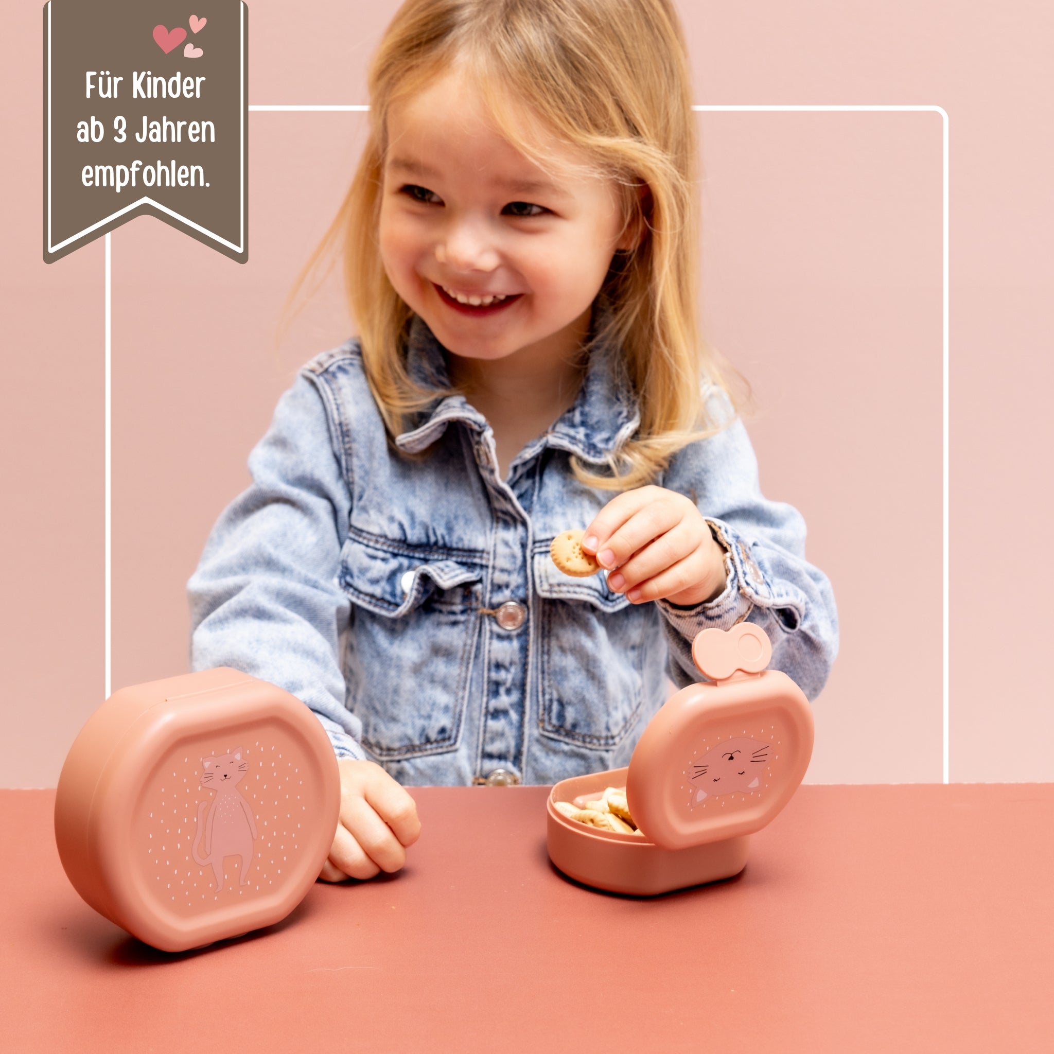 TRIXIE Snackbox rund 2er Set - Tiere - wunderwunsch