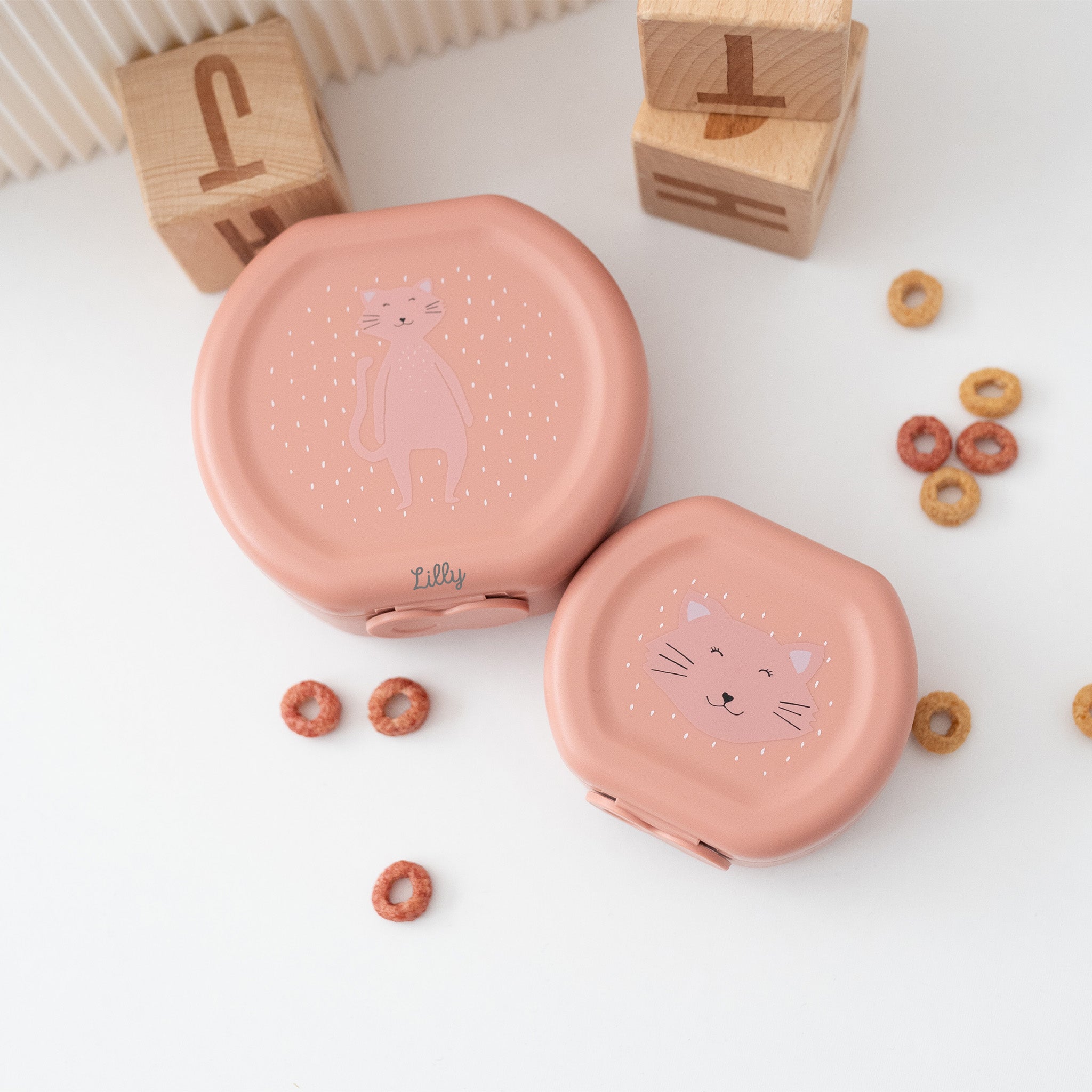 TRIXIE Snackbox rund 2er Set - Tiere - wunderwunsch
