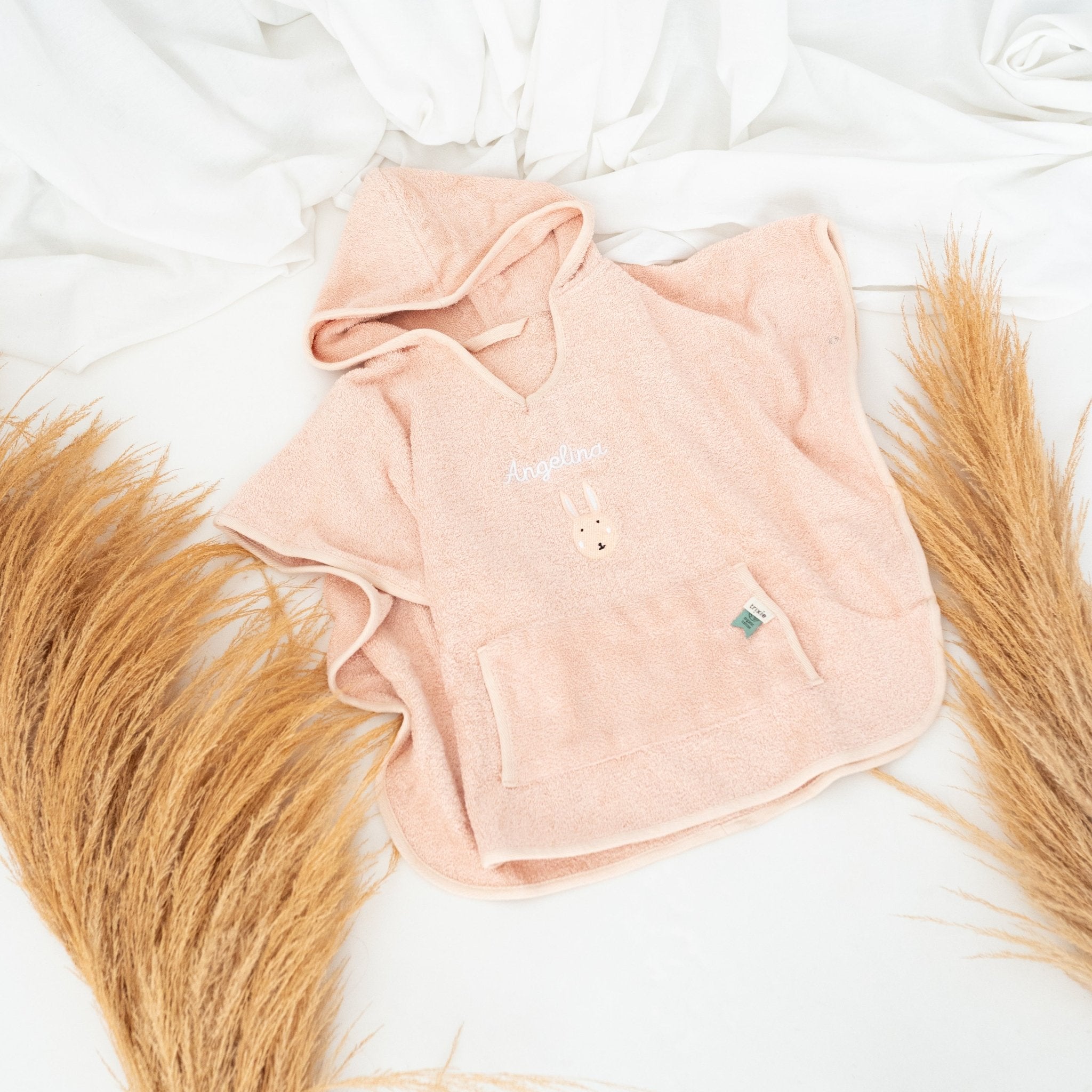 TRIXIE Tier Badeponcho mit Tier Applikation - wunderwunsch