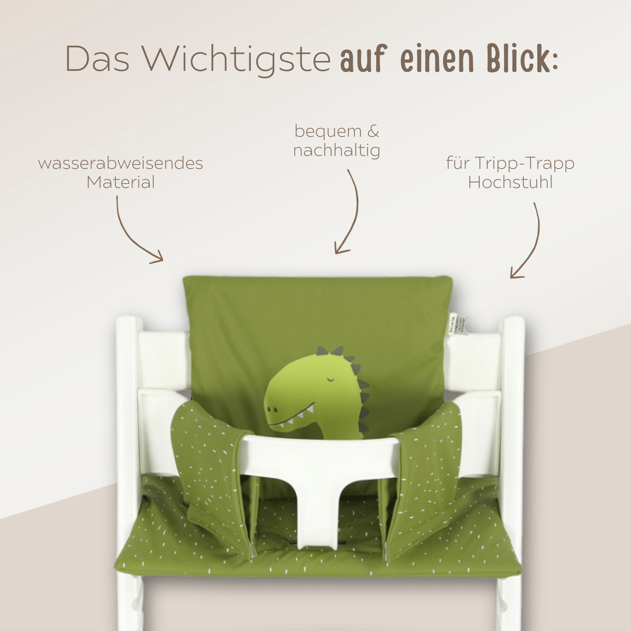 TRIXIE Tripp Trapp® Hochstuhlsitzkissen - wunderwunsch
