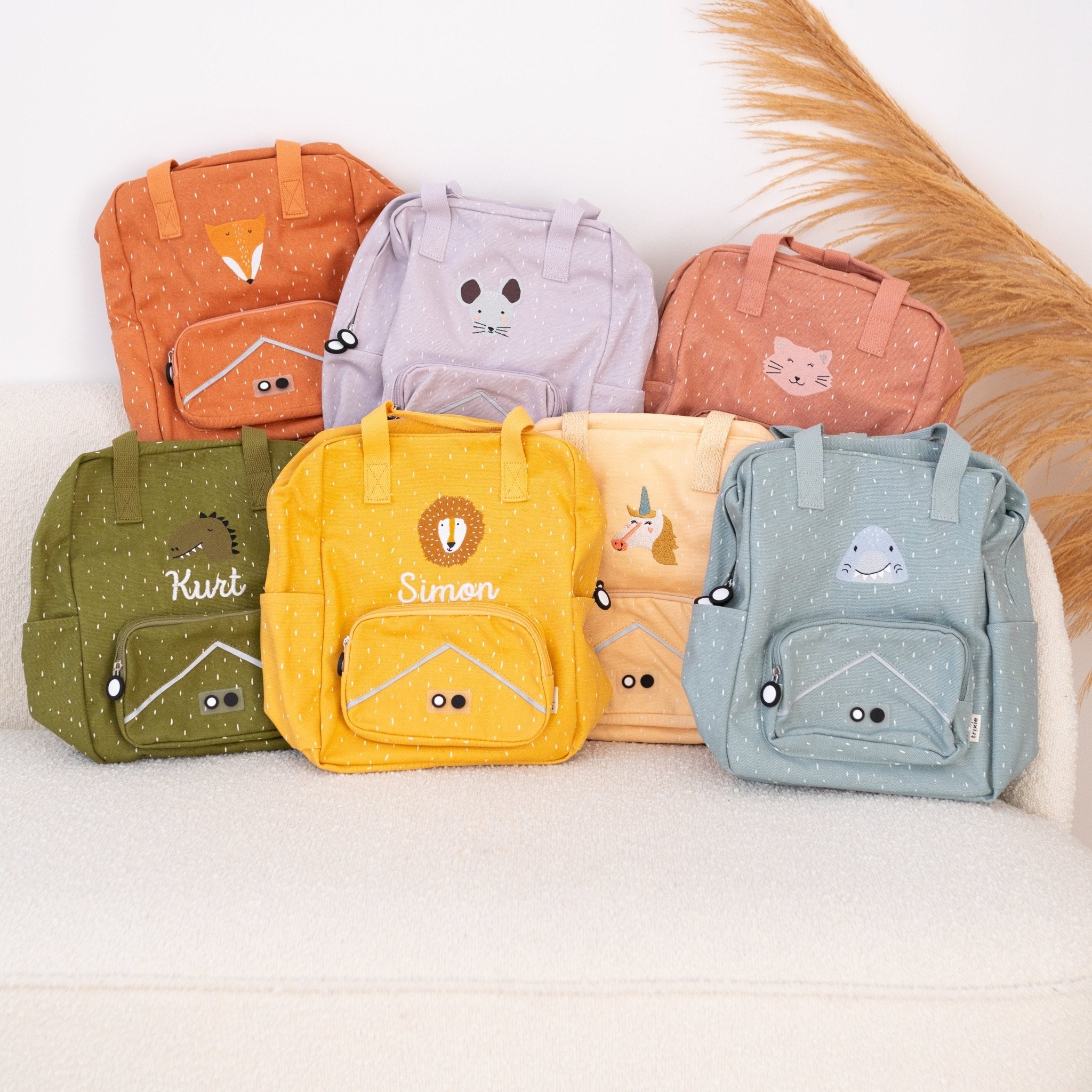 TRIXIE XXL Kindergartenrucksack personalisiert - Tiere - wunderwunsch
