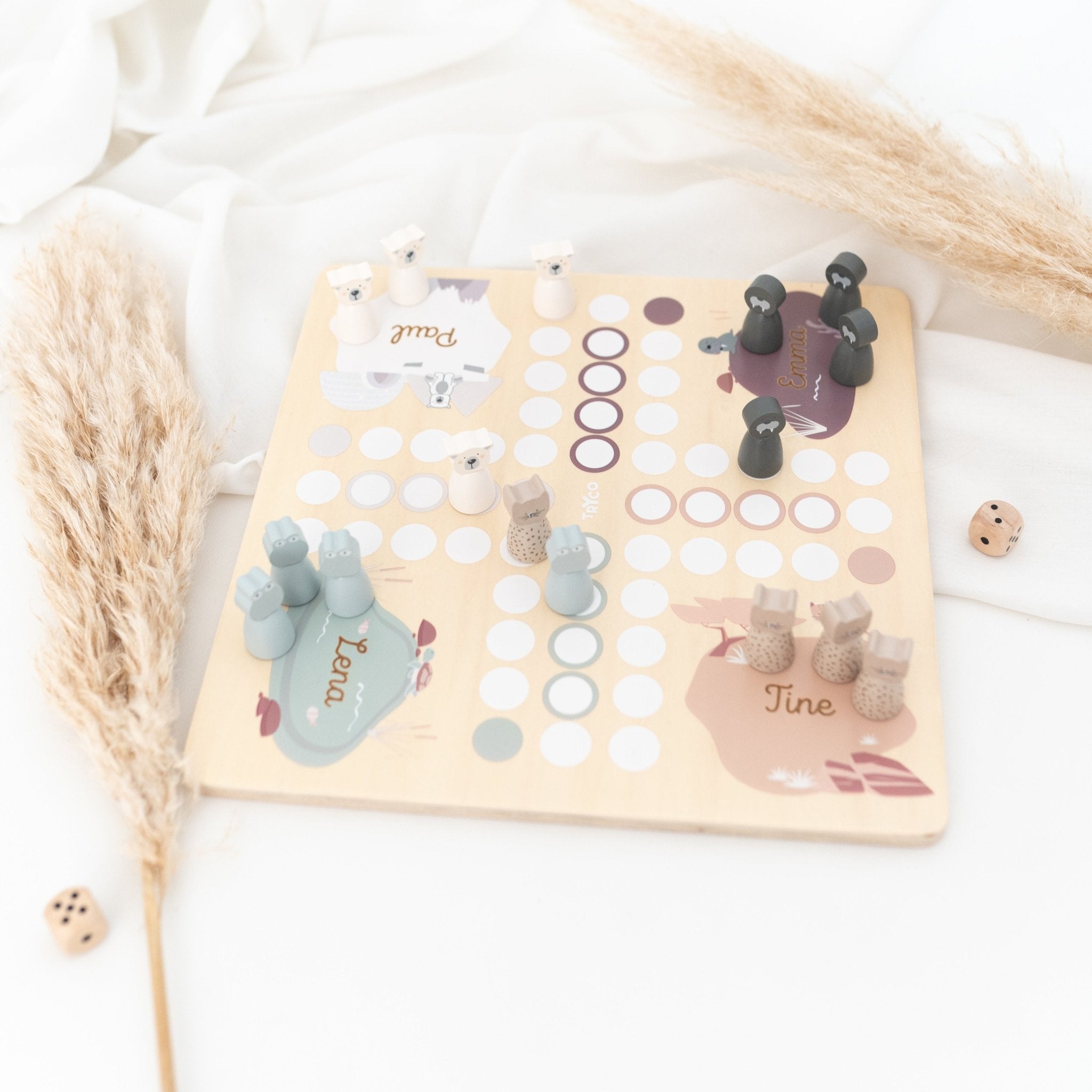 TRYCO 2 in 1 - Ludo - und Kletterspiel - personalisierbar - wunderwunsch